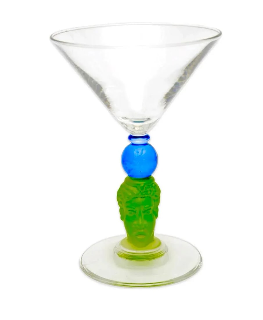 1990s Richard Jolley Signed Martini Glasses- Set of 4 - 2