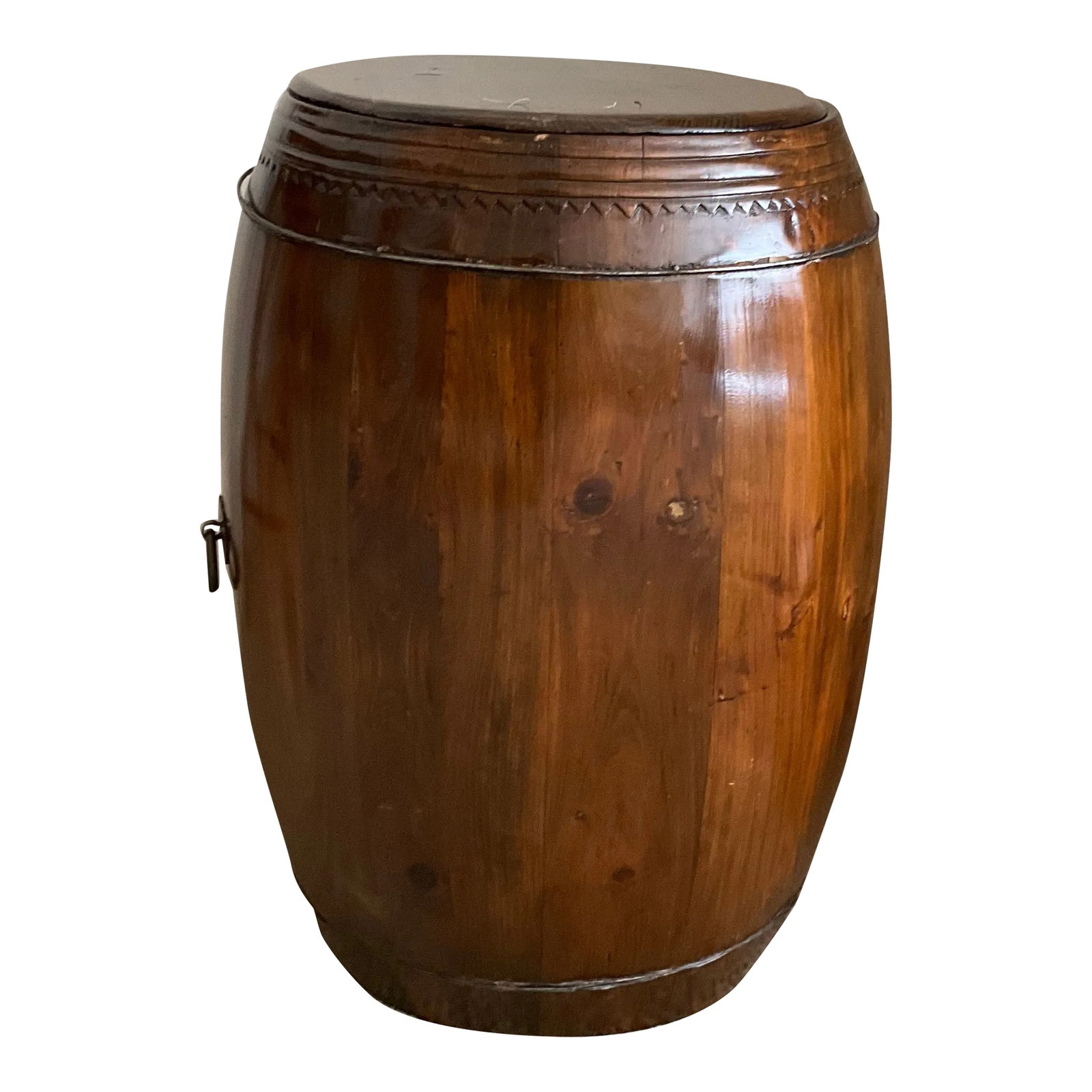 Pair Early 20th Century Chinese Rice Bucket Barrel (1 of 7)