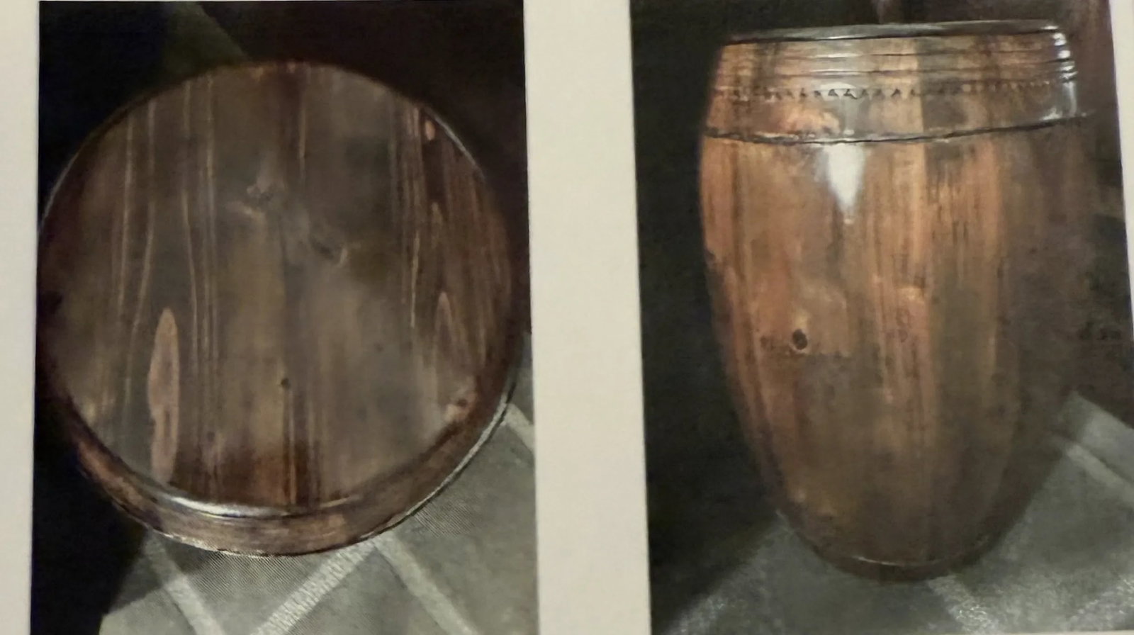 Pair Early 20th Century Chinese Rice Bucket Barrel - 6