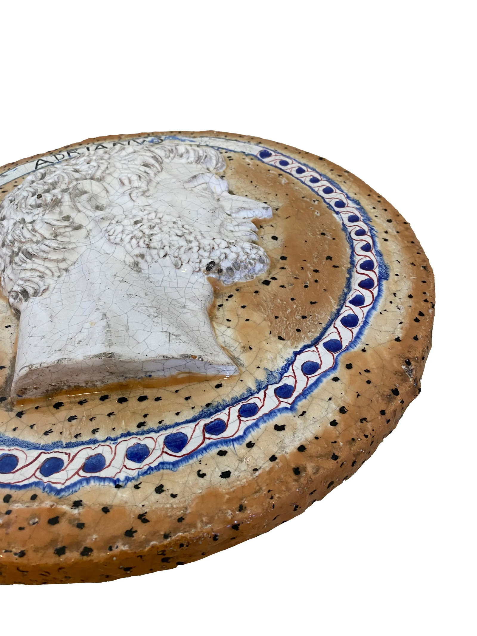 Glazed Terracotta Roman Wall Sculpture Plaque - 4