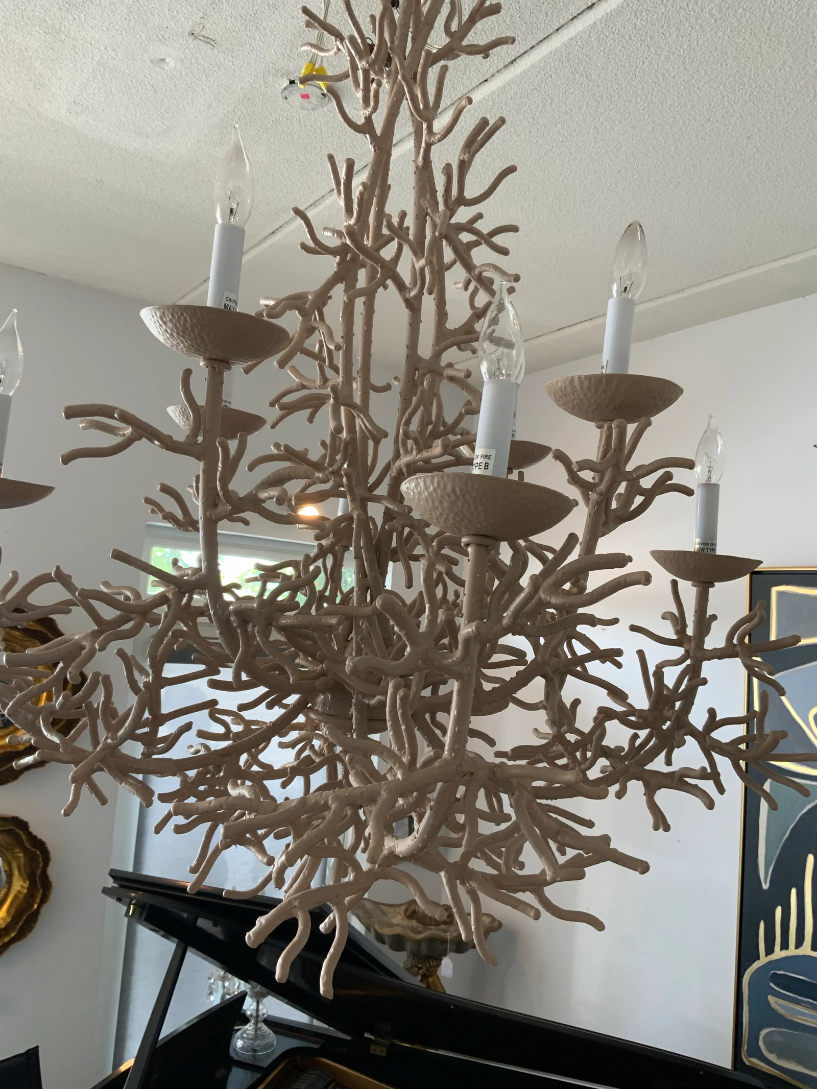 Chelsea House Iron Coral Chandelier - 2
