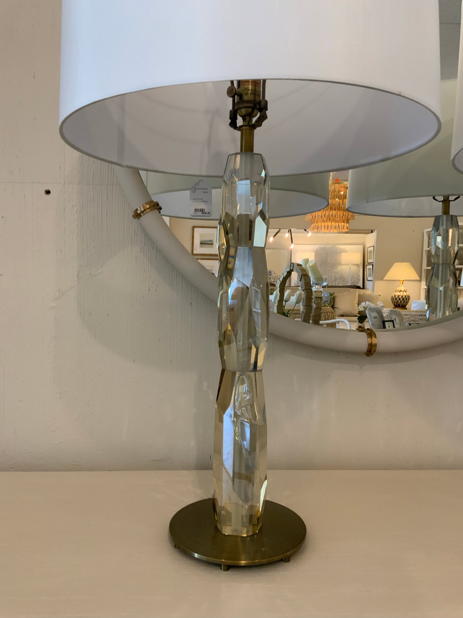 Pair of Multifaceted Lamps - 4