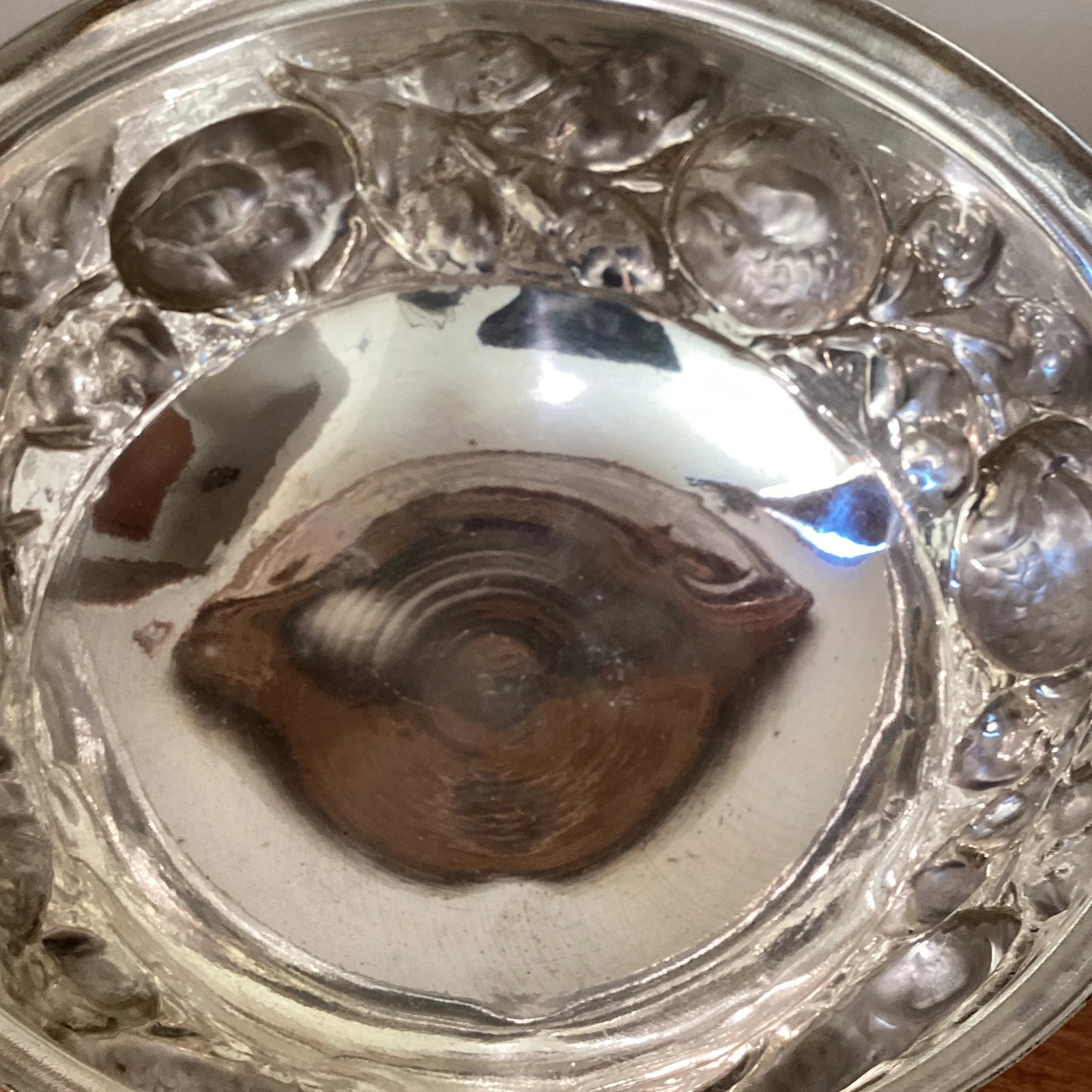Antique Original Large Oval Silver Plated "Coquera" Dish/Tureen Stamp - 6