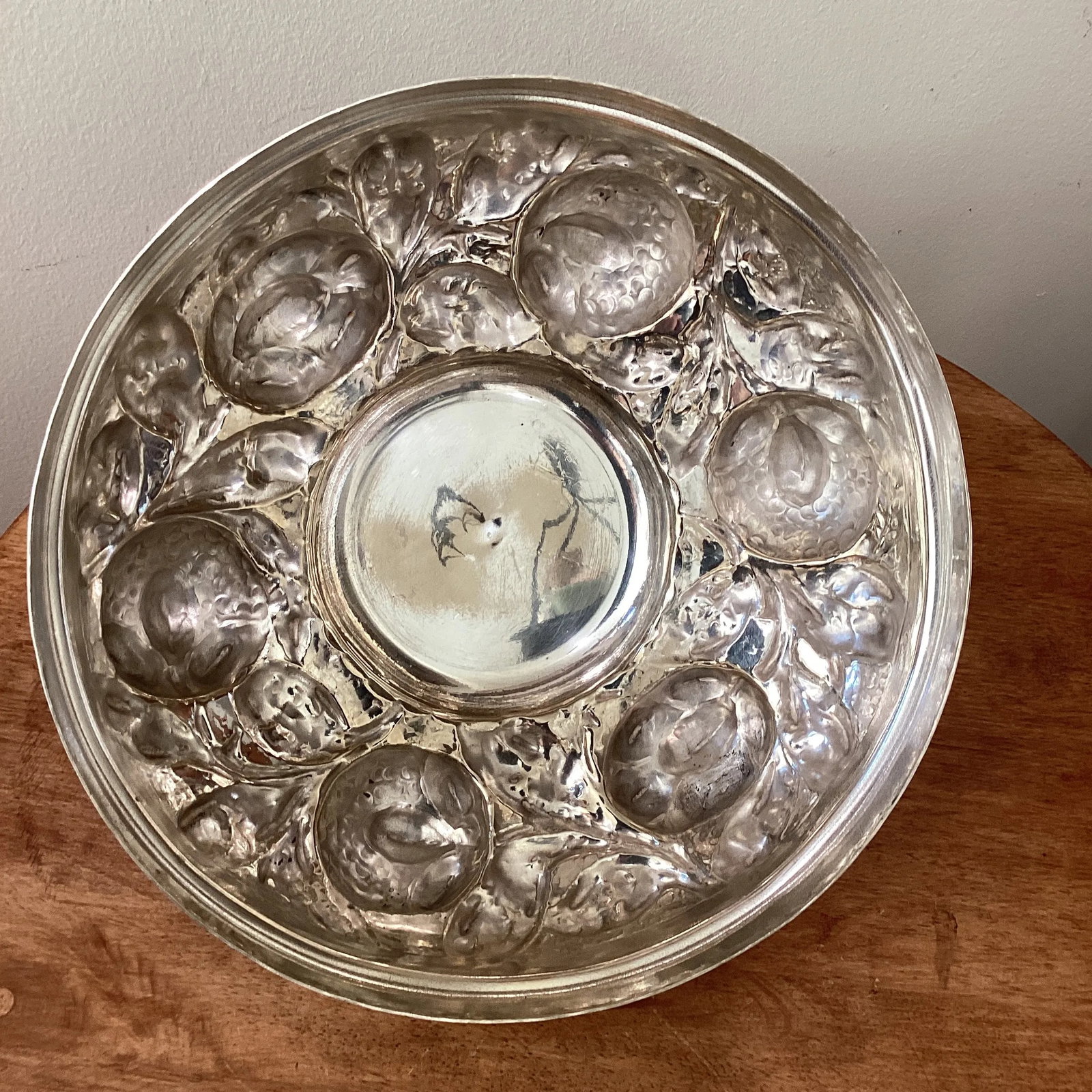 Antique Original Large Oval Silver Plated "Coquera" Dish/Tureen Stamp - 7