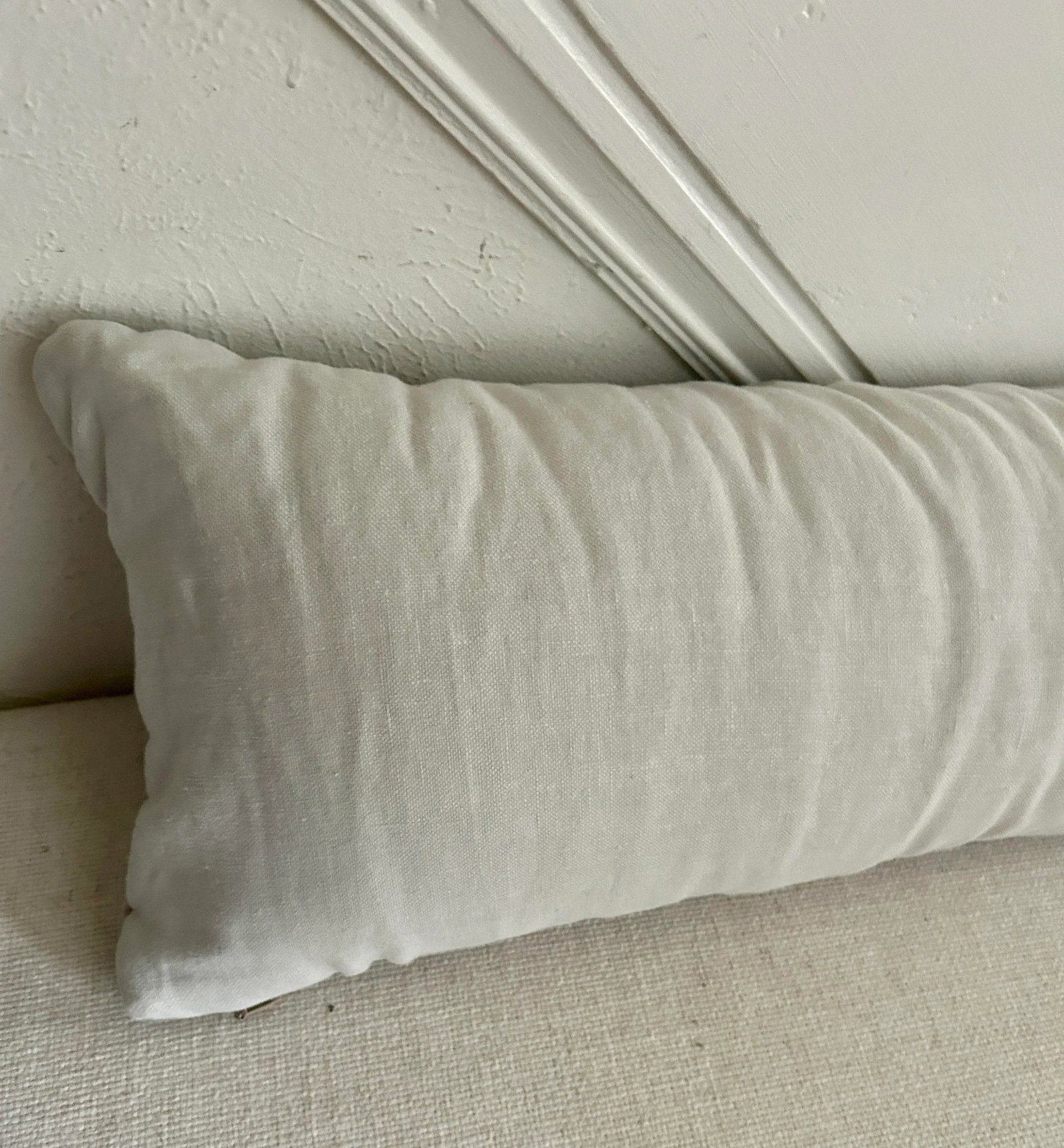 Bella Notte and Linen Long Lumber Pillow in Sterling - 5