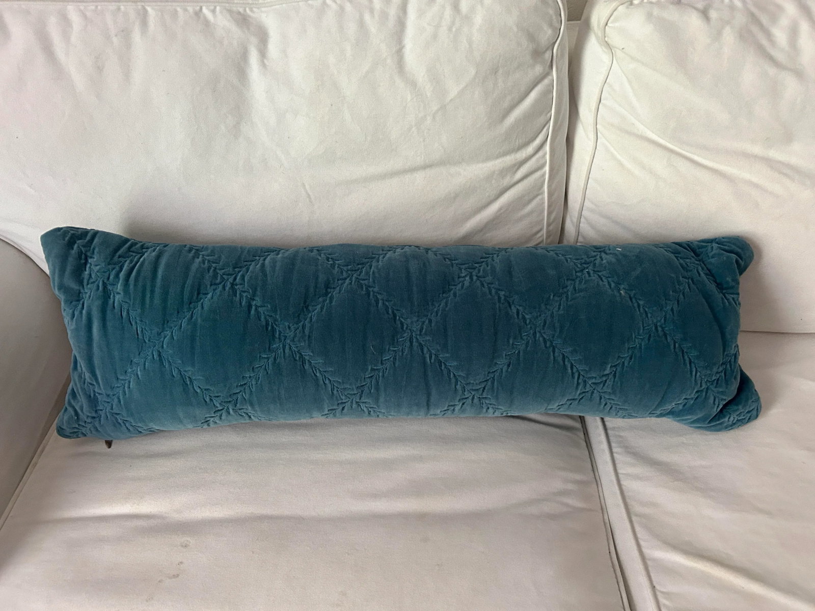 Bella Notte and Linen Long Lumber Pillow in Cenote - 8