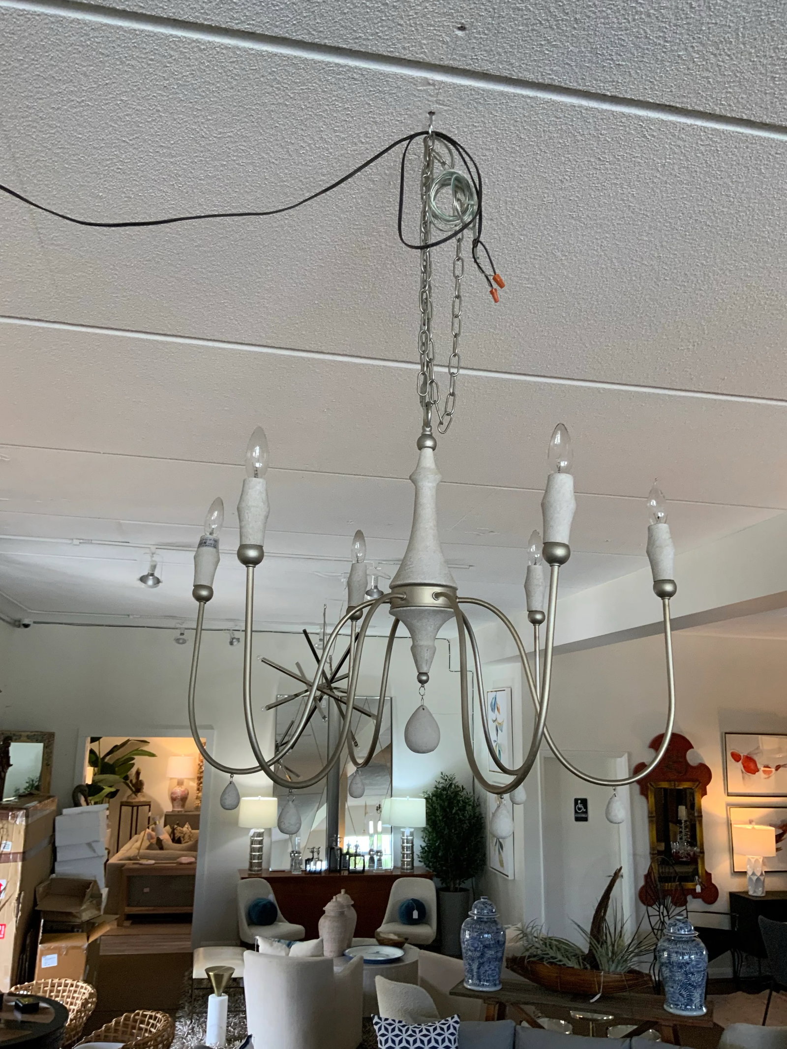 Clay Chandelier - 4