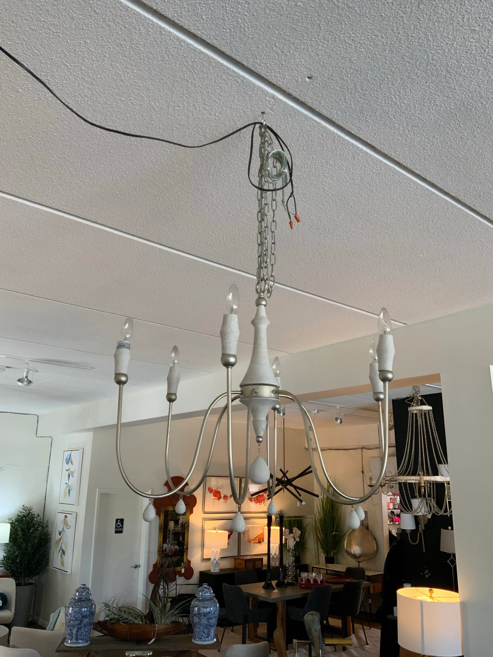 Clay Chandelier - 5