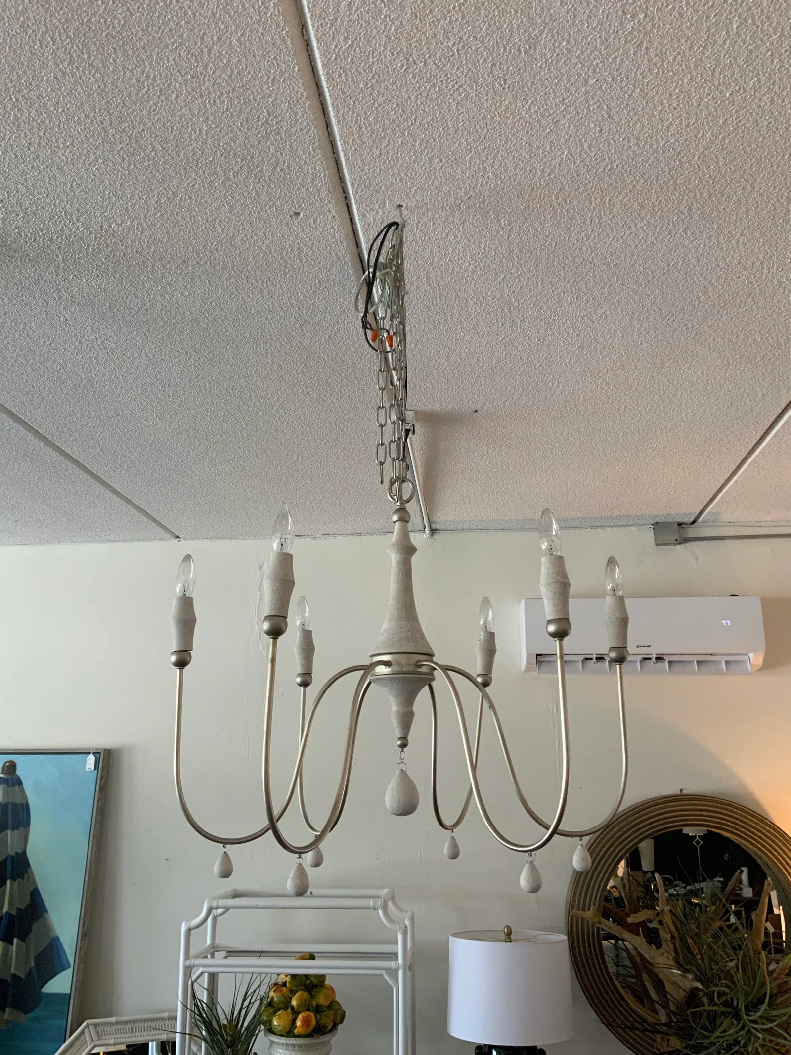 Clay Chandelier - 6