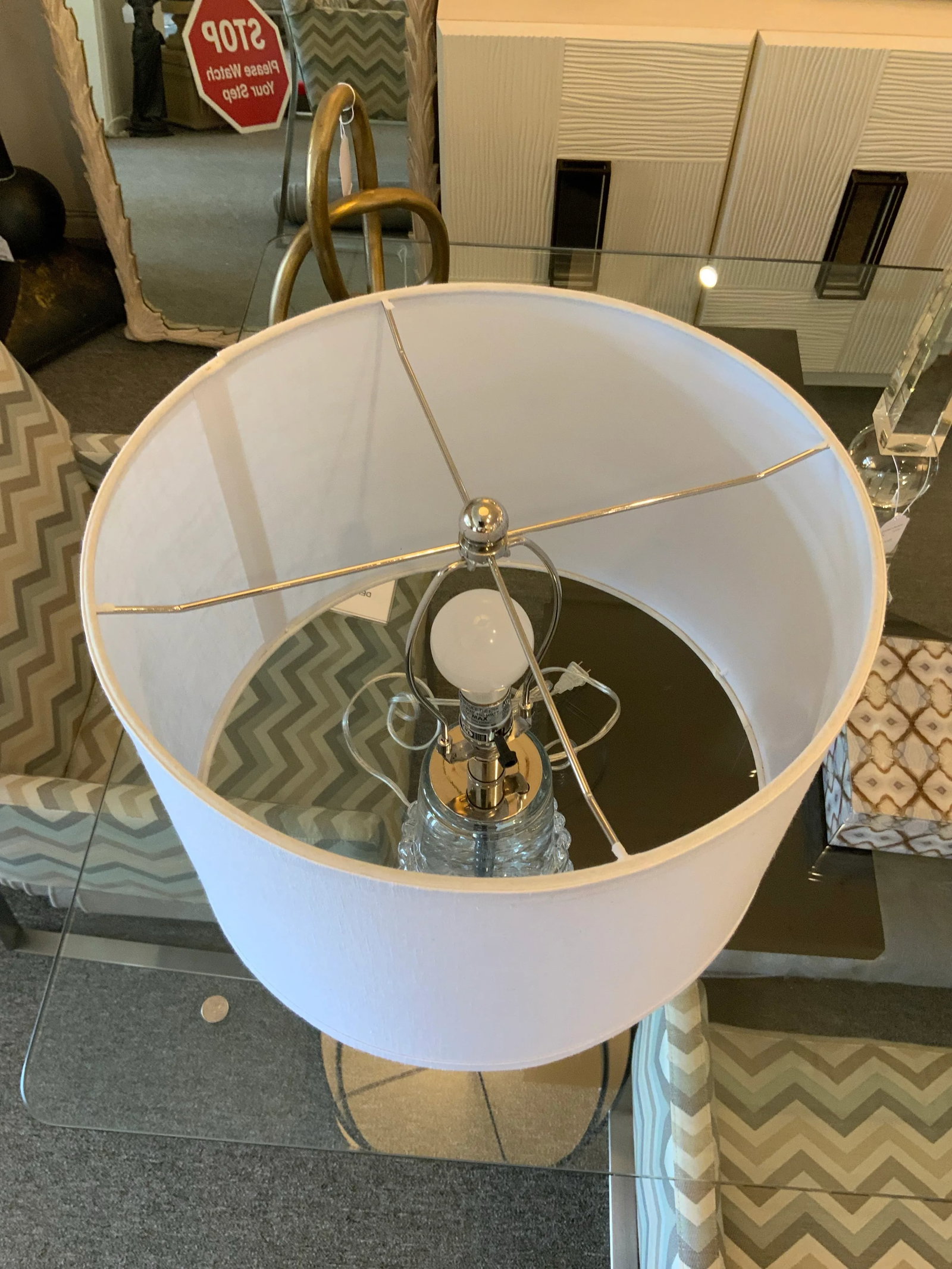 Modern Glass Ribbon Lamp - 3
