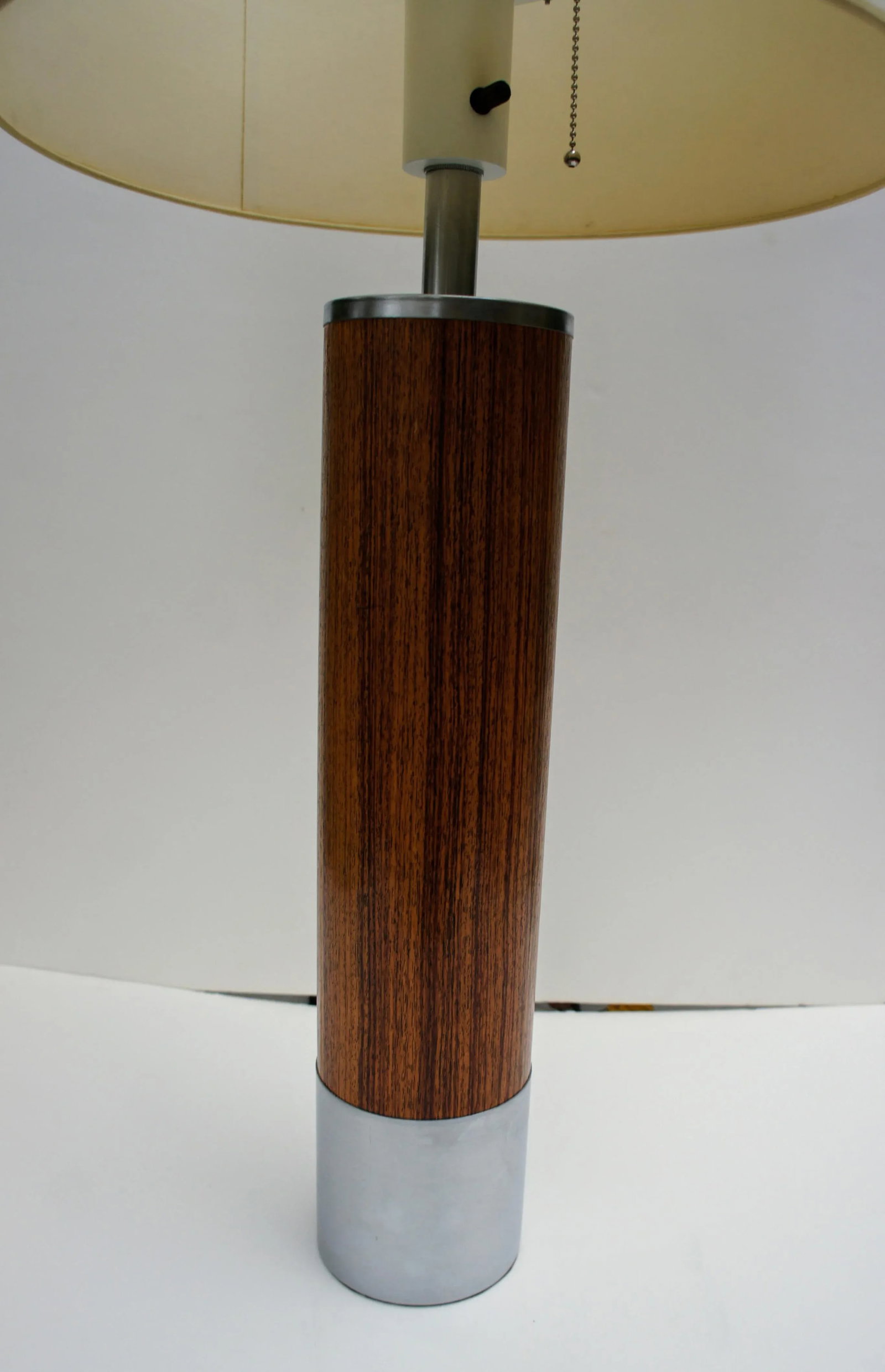 1970s Mod Lightolier Column Table Lamp - 8