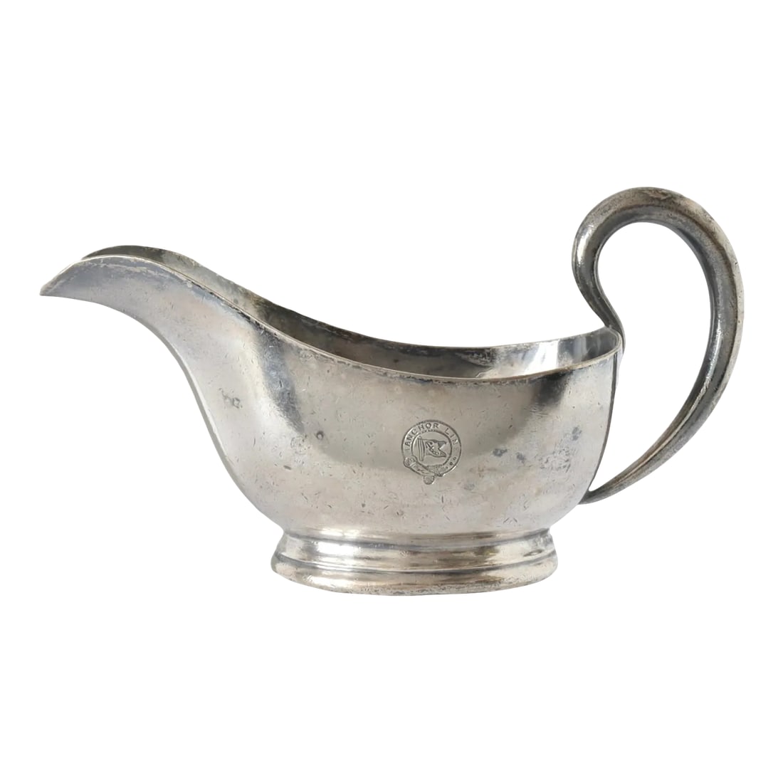 Early 20th Century Anchor Line Steam Ship Company Gravy / Sauce Boat | Elkington Hotelware (1 of 3)