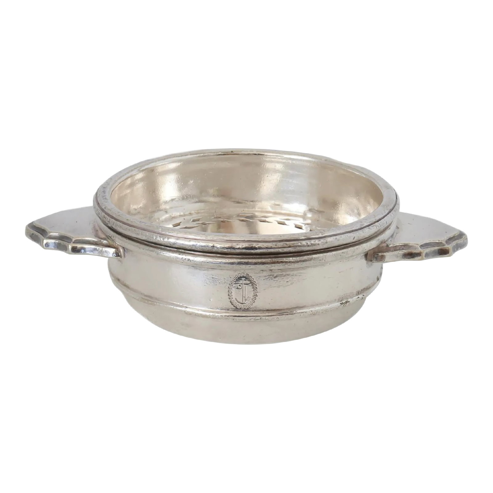1940s Mappin & Webb for P & O Cruise Liner Chilled Butter Dish (1 of 4)