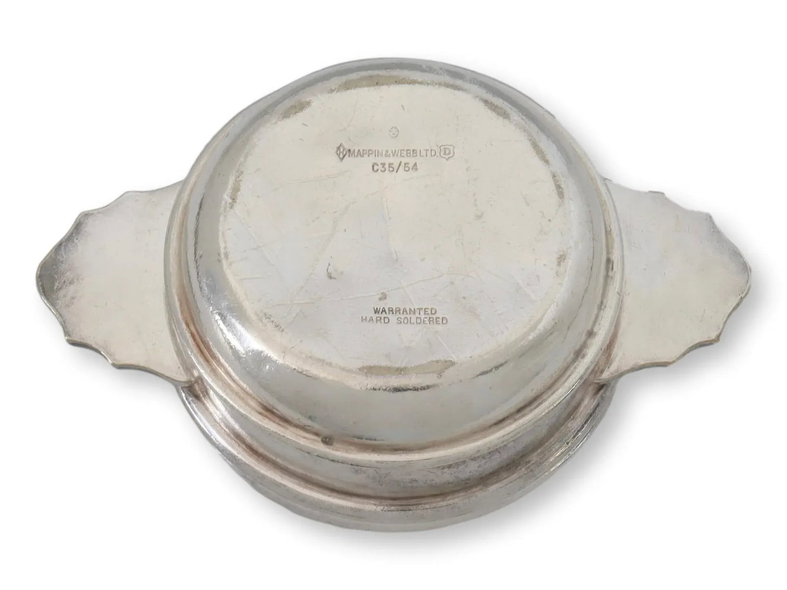 1940s Mappin & Webb for P & O Cruise Liner Chilled Butter Dish - 3