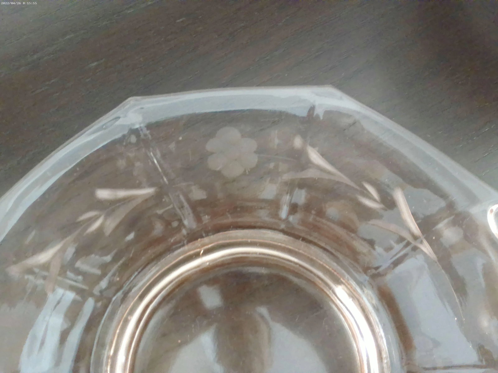 Mid-Century Pink Depression Glass Serving Platters, a Pair - 5