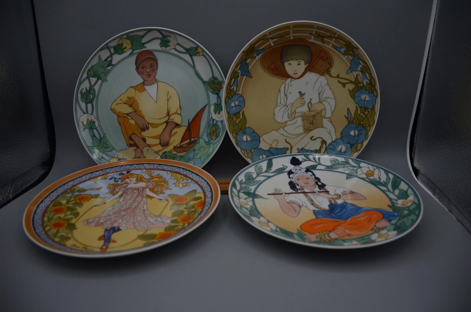 Vintage Unicef and Villeroy & Boch Children of the World Plates- Set of 4 - 6