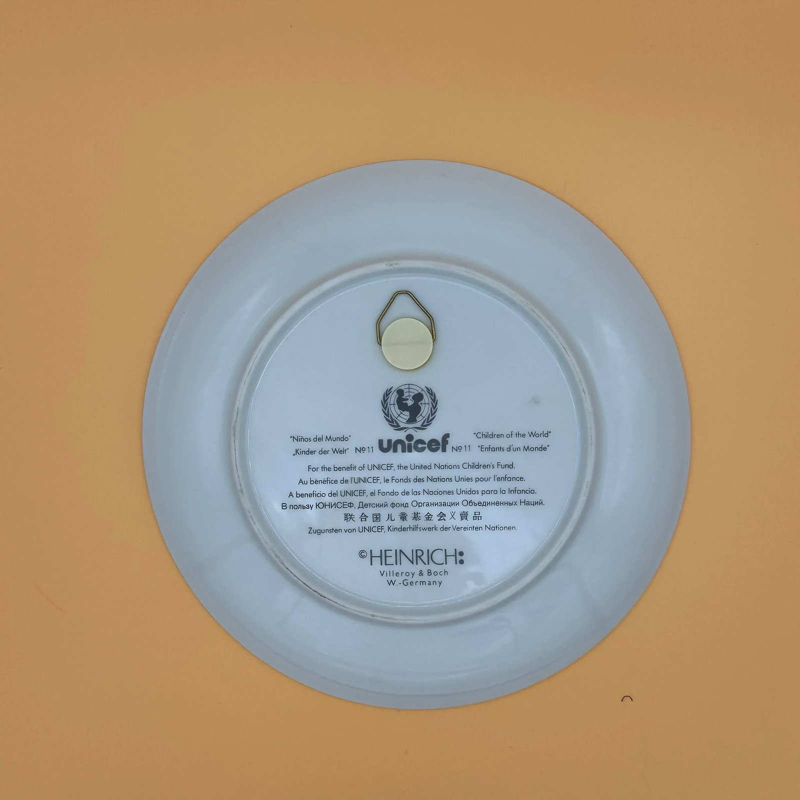 Vintage Unicef and Villeroy & Boch Children of the World Plates- Set of 4 - 9