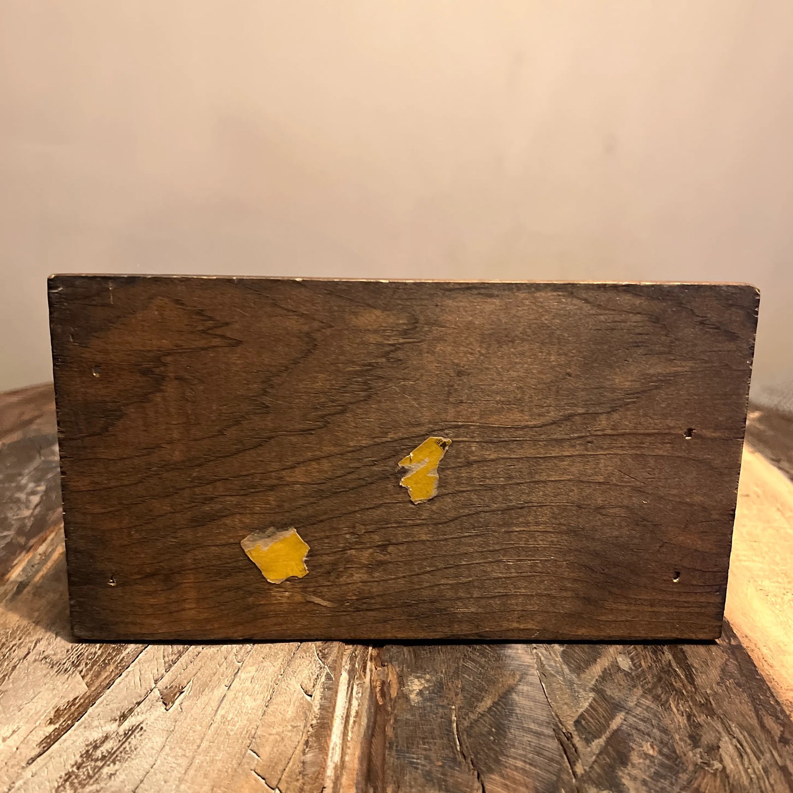 1980s Vintage Solid Wood Mail Letter Box Features Eagle Country Americana Farmhouse - 11