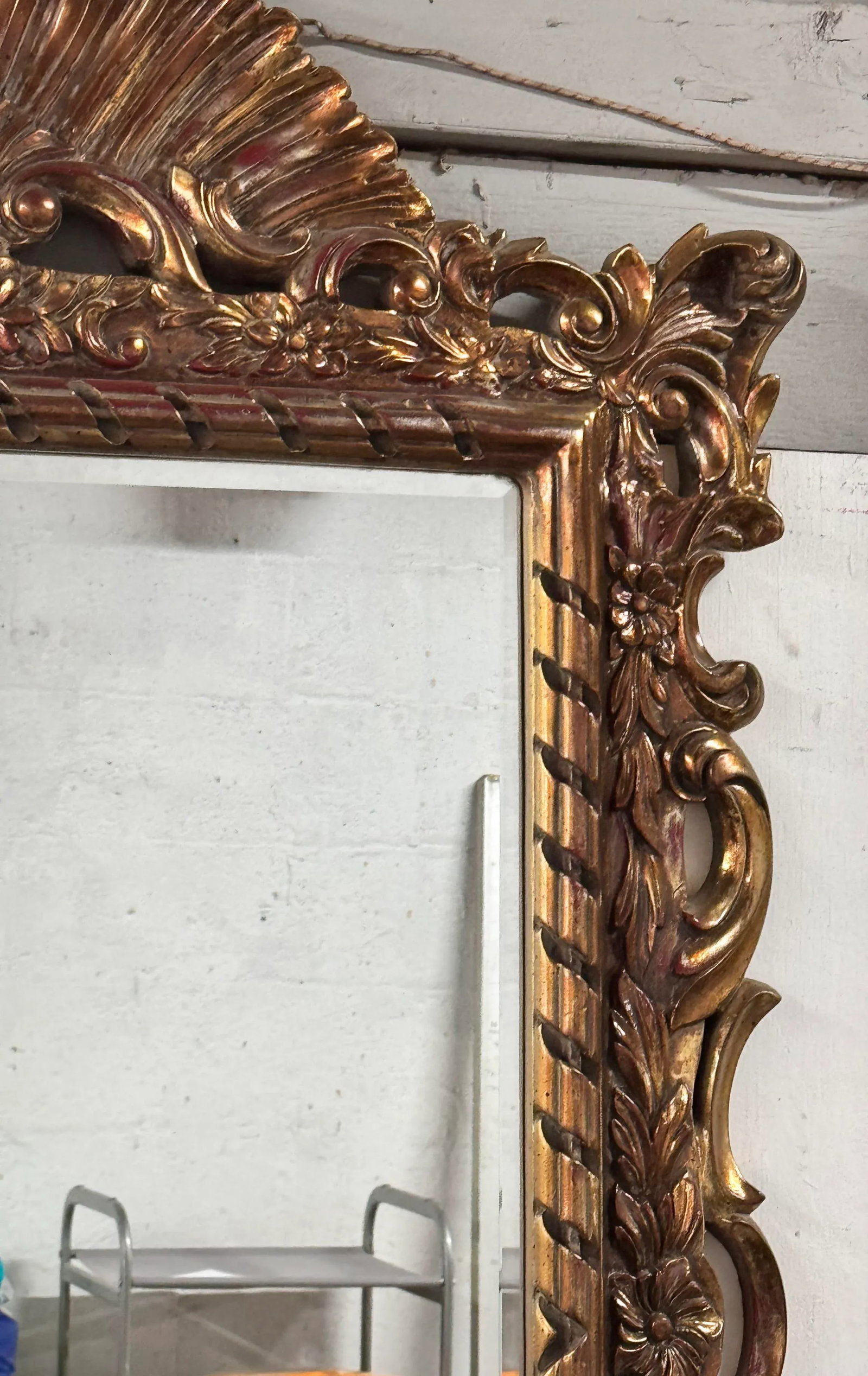 Mid 20th Century French Regency Style Gilt Mirror - 3