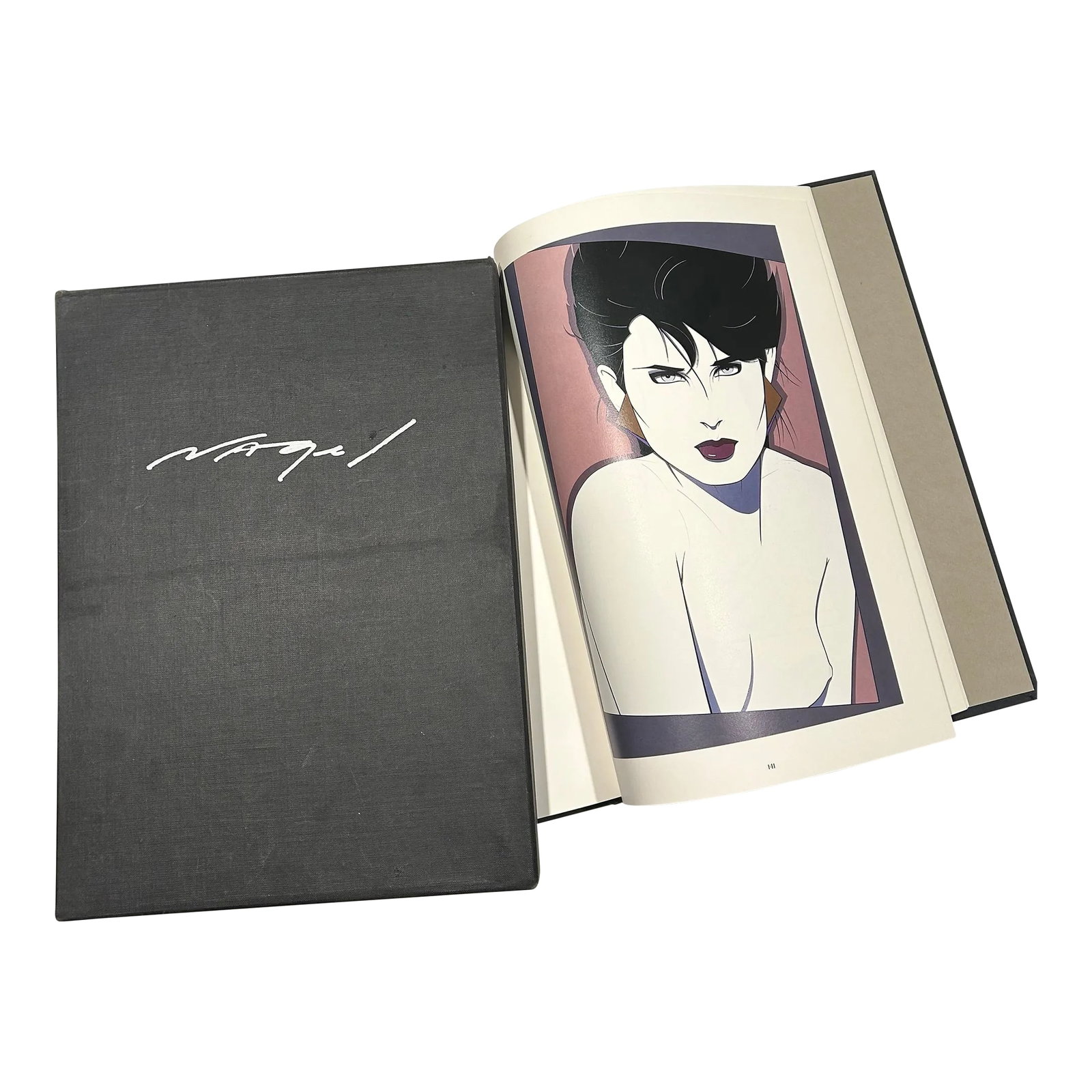 Nagel: The Art of Patrick Nagel, Deluxe First Edition: This first edition Deluxe Edition of Patrick Nagel's art is like having the 1980's in a sleek black cloth covered box. NAGEL:THE ART OF PATRICK NAGEL DELUXE EDITION FIRST EDITION Editor: Jeffrey Book 