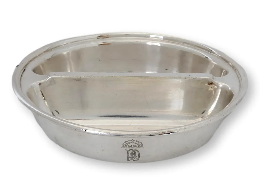 1960s Mappin & Webb for P & O Cruise Liner Hotelware Divided Serving Dish - 2