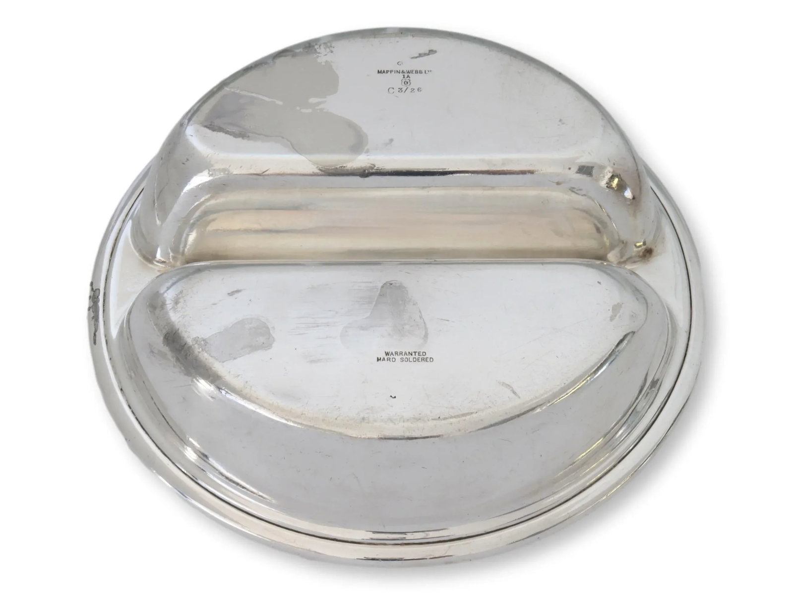 1960s Mappin & Webb for P & O Cruise Liner Hotelware Divided Serving Dish - 5