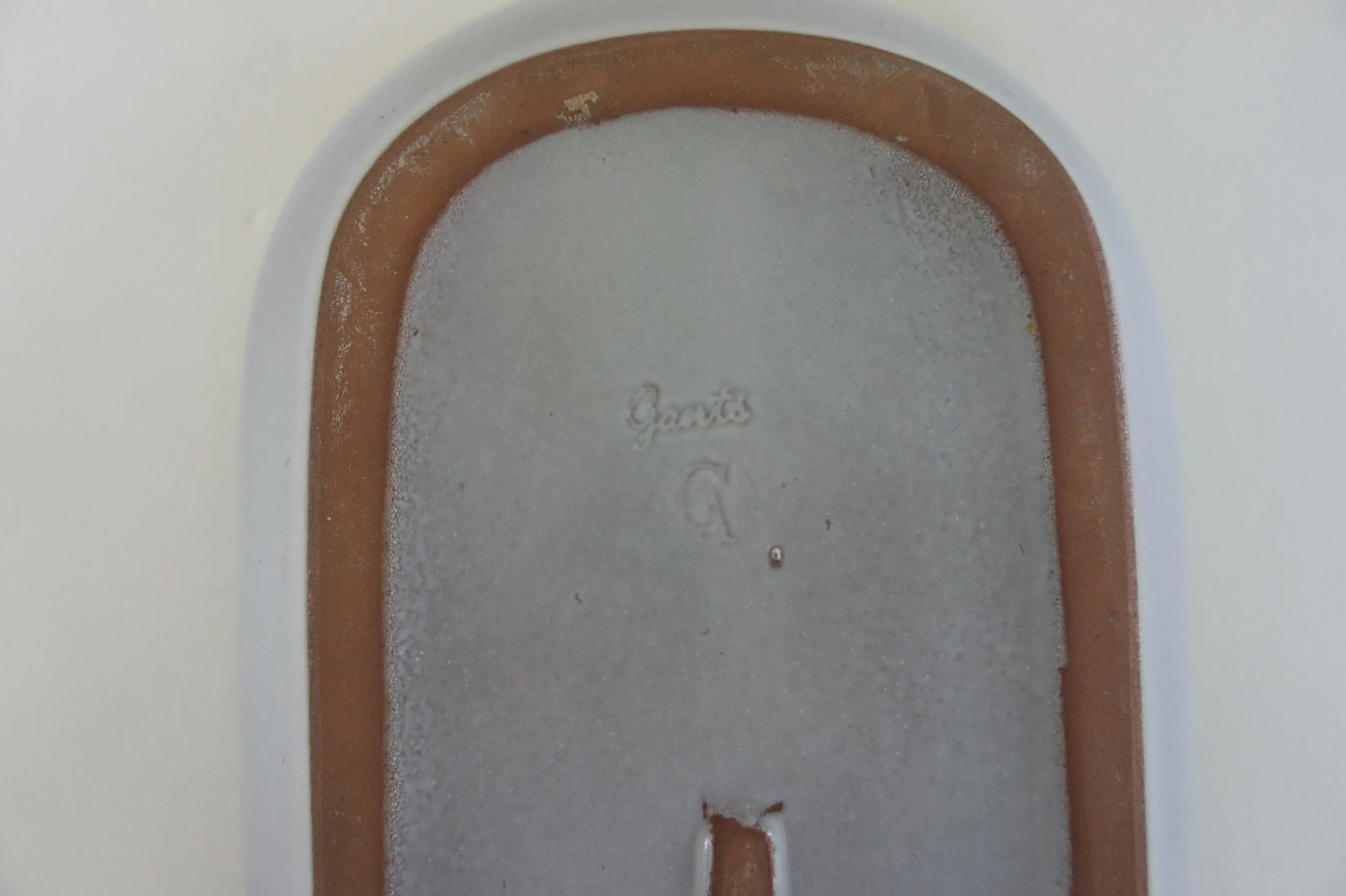 Mid-Century Modern Asparagus Ceramic Platter by Sheldon Gants for Ceramic Art - 8