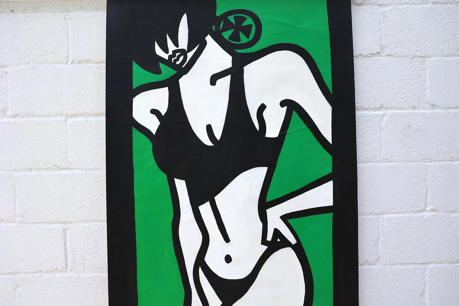 1980's Pop Art Window Shade Roller for Window or Wall - 4