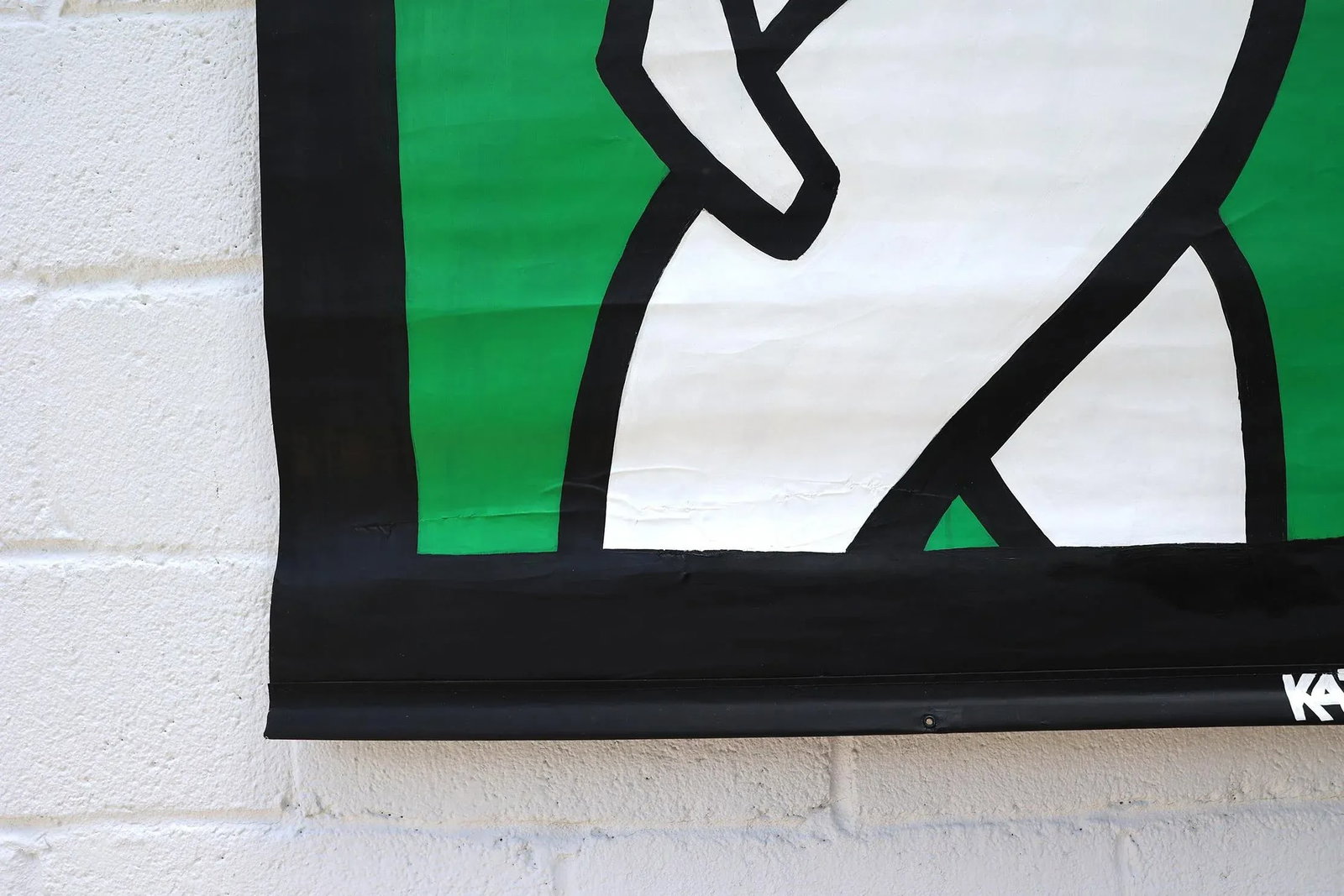 1980's Pop Art Window Shade Roller for Window or Wall - 6