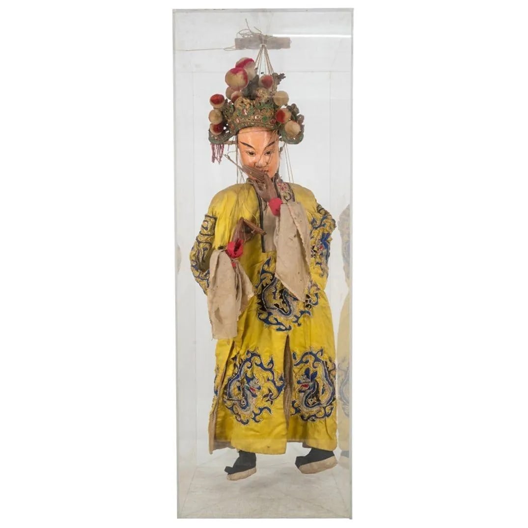 Large Antique Chinese Ceremonial Marionette - 12