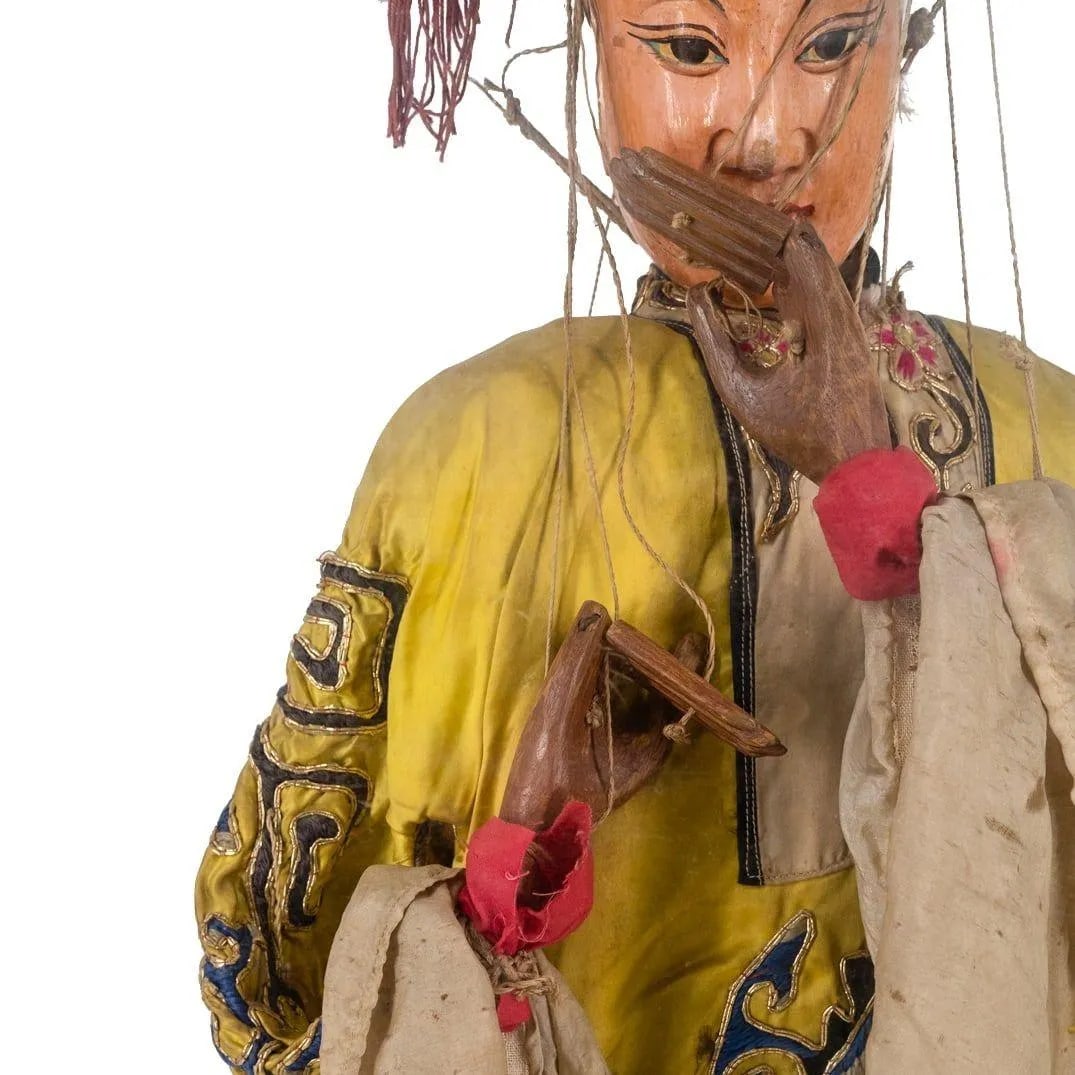 Large Antique Chinese Ceremonial Marionette - 4