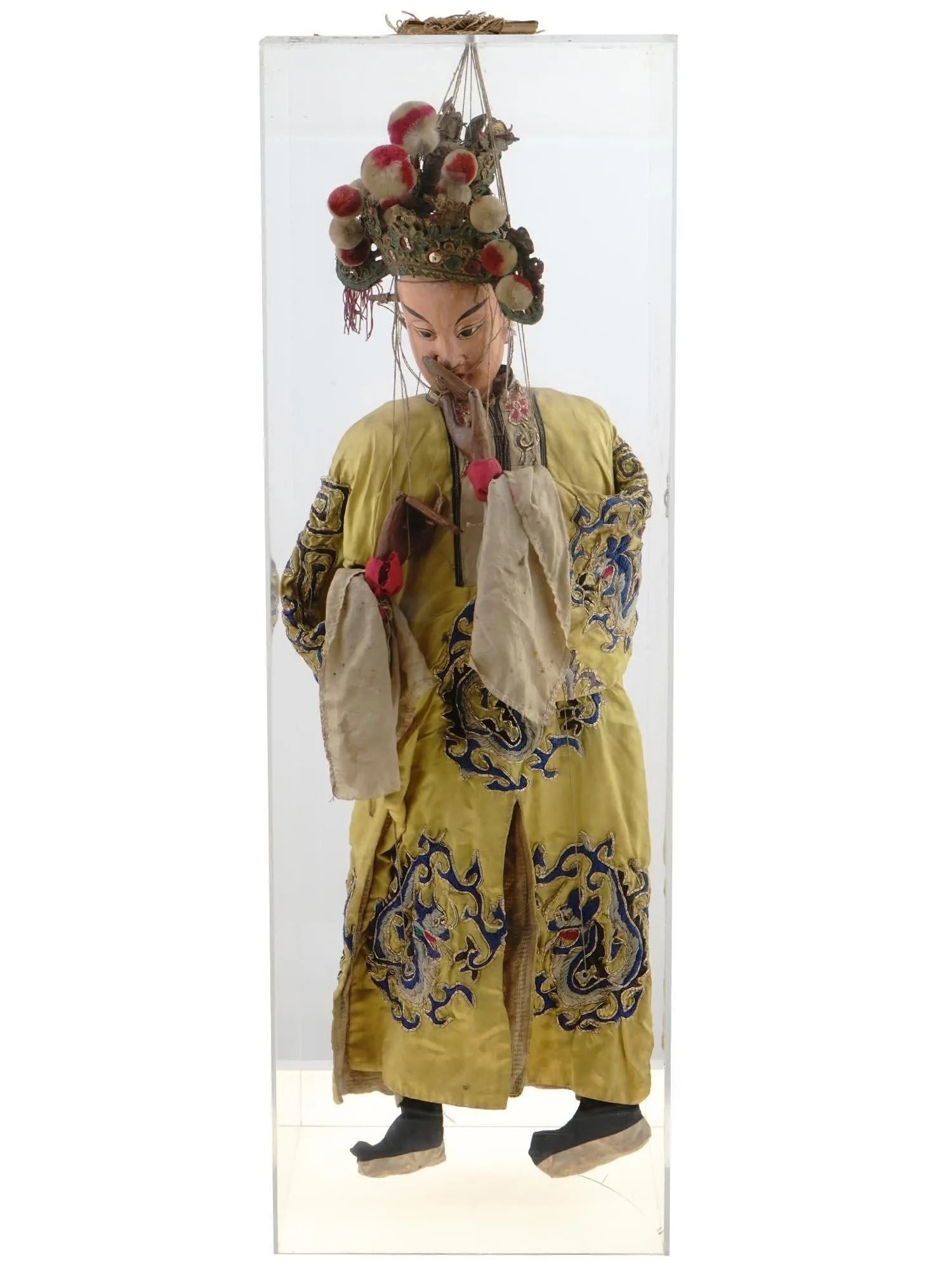 Large Antique Chinese Ceremonial Marionette - 7