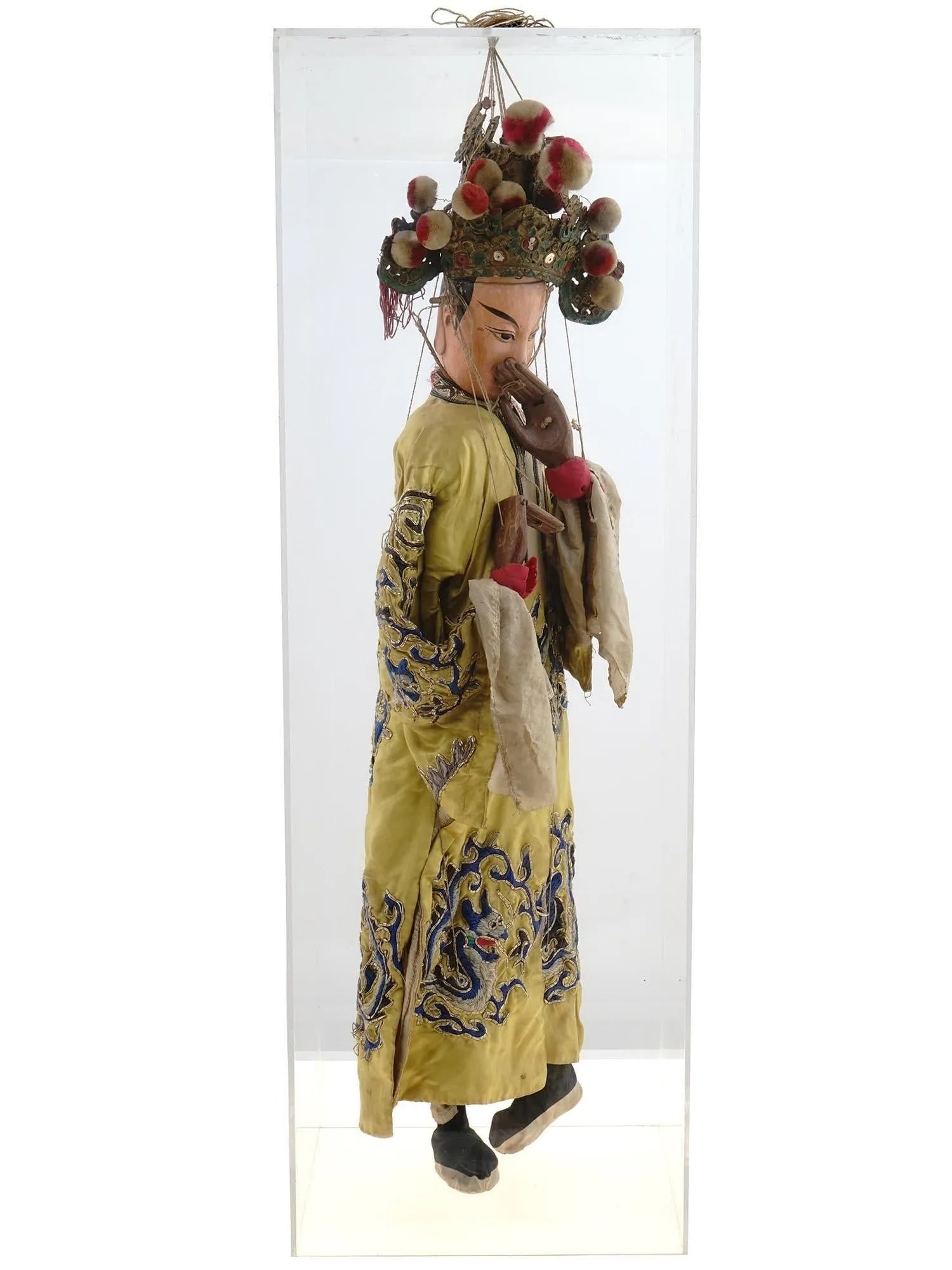 Large Antique Chinese Ceremonial Marionette - 9
