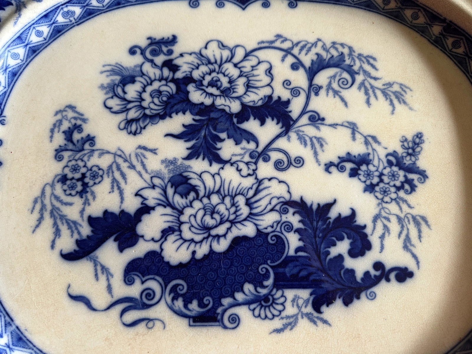 19th Century John Ridgeway, Staffordshire Cauldon England, Well Serving Platter - 2