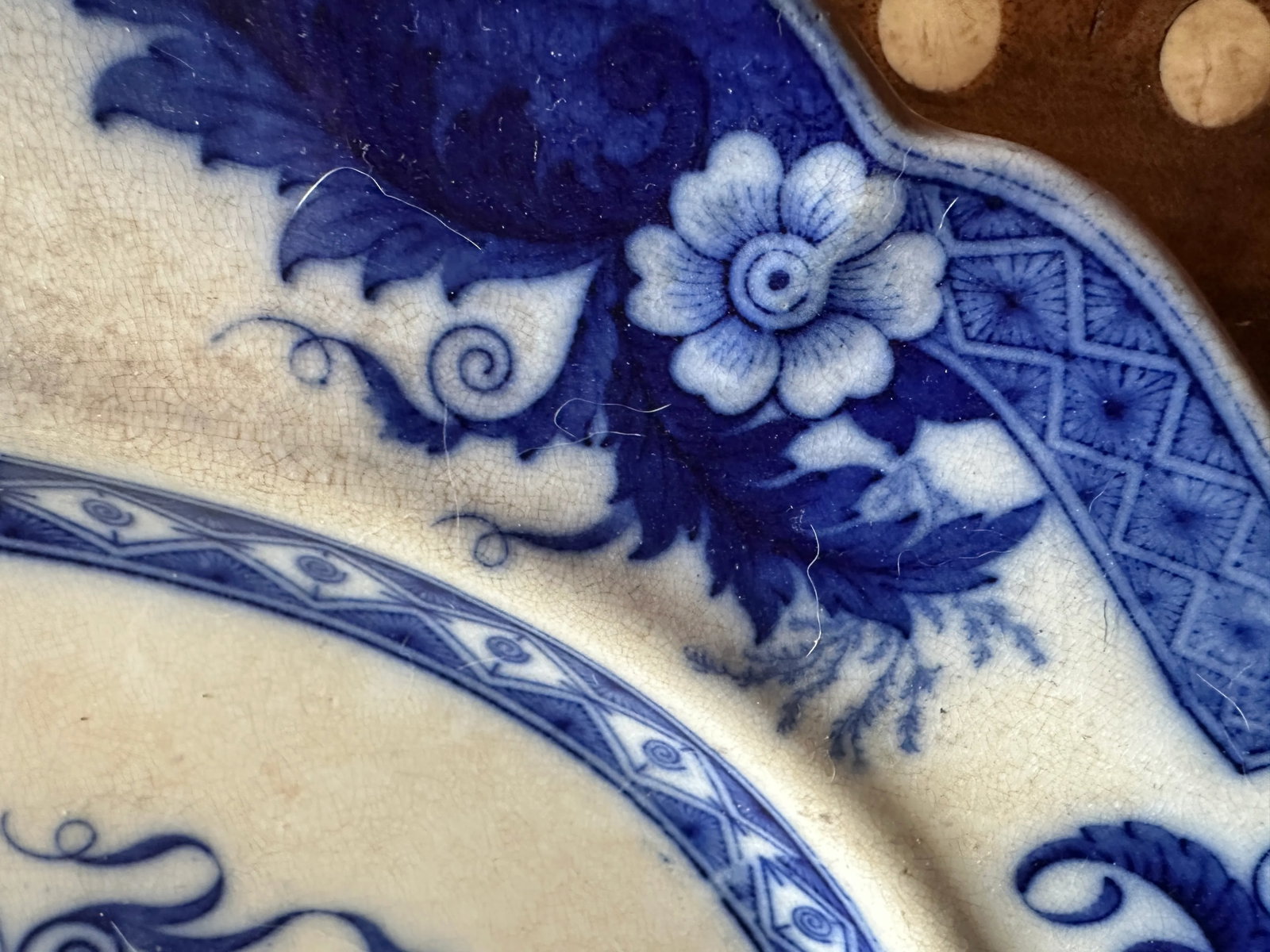 19th Century John Ridgeway, Staffordshire Cauldon England, Well Serving Platter - 8