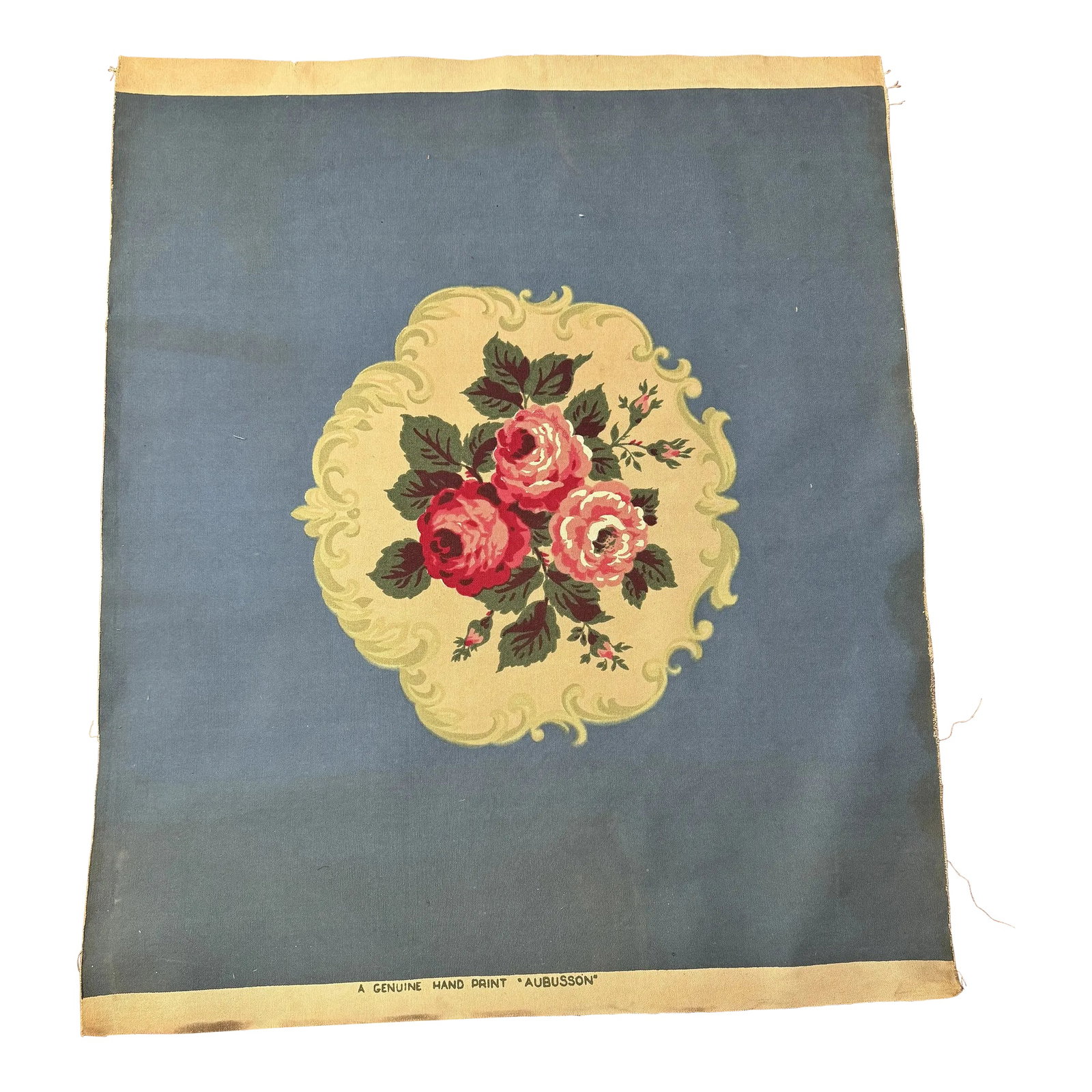 Vintage Aubusson Hand Print Tapestry (1 of 10)