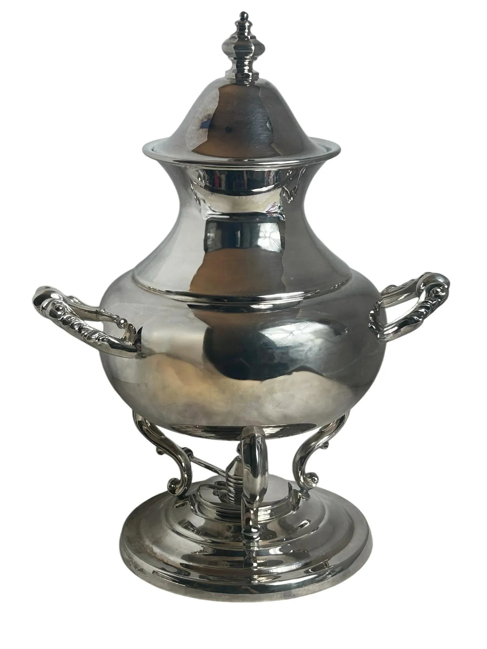 Vintage Tea Urn Primrose Silver Plate Coffee Hot Water Beverage Dispenser - 6