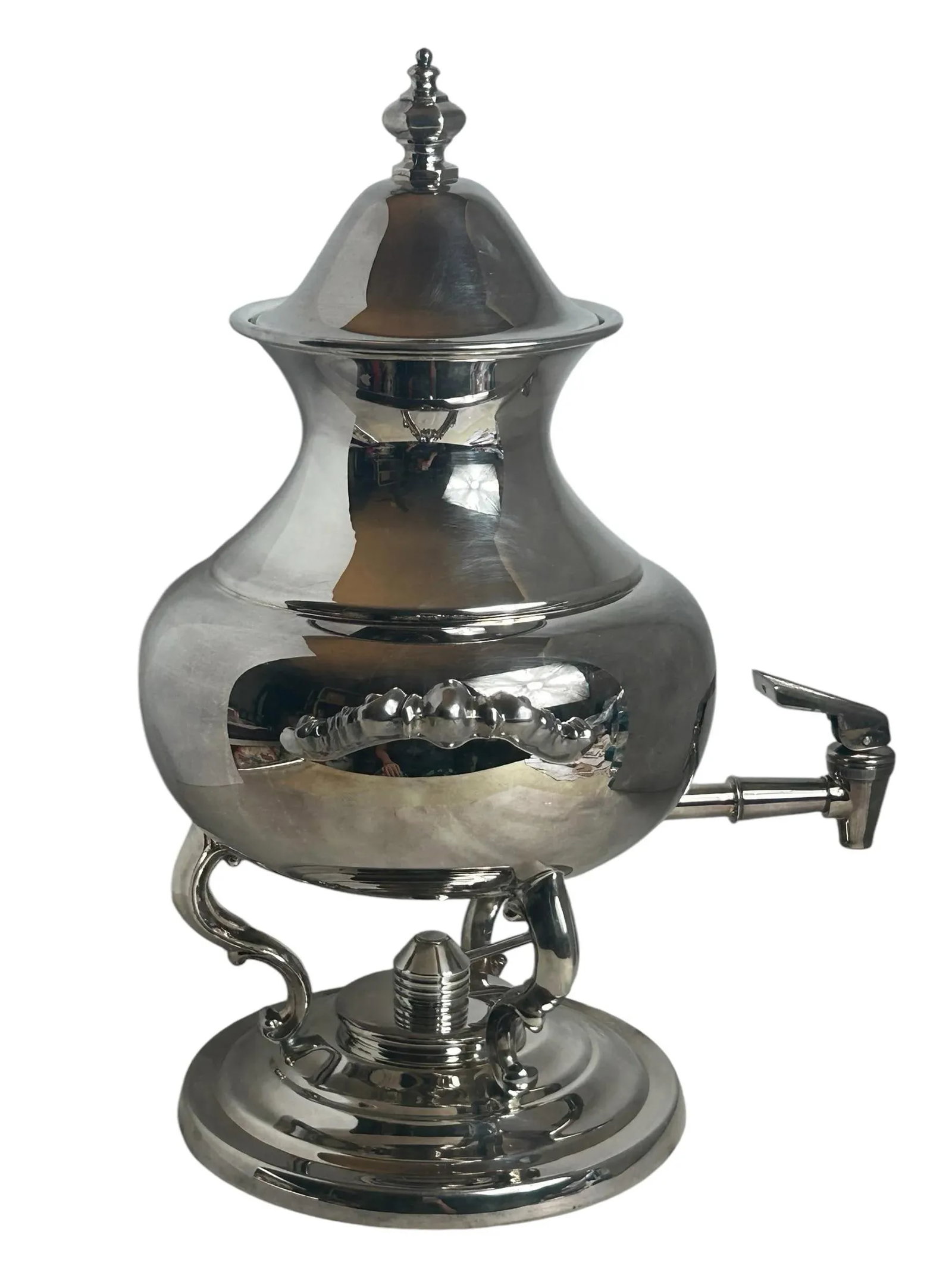 Vintage Tea Urn Primrose Silver Plate Coffee Hot Water Beverage Dispenser - 8