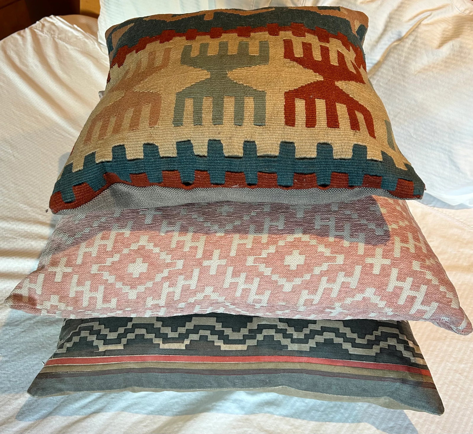 Wool Kilim Decorative Pillow - 4