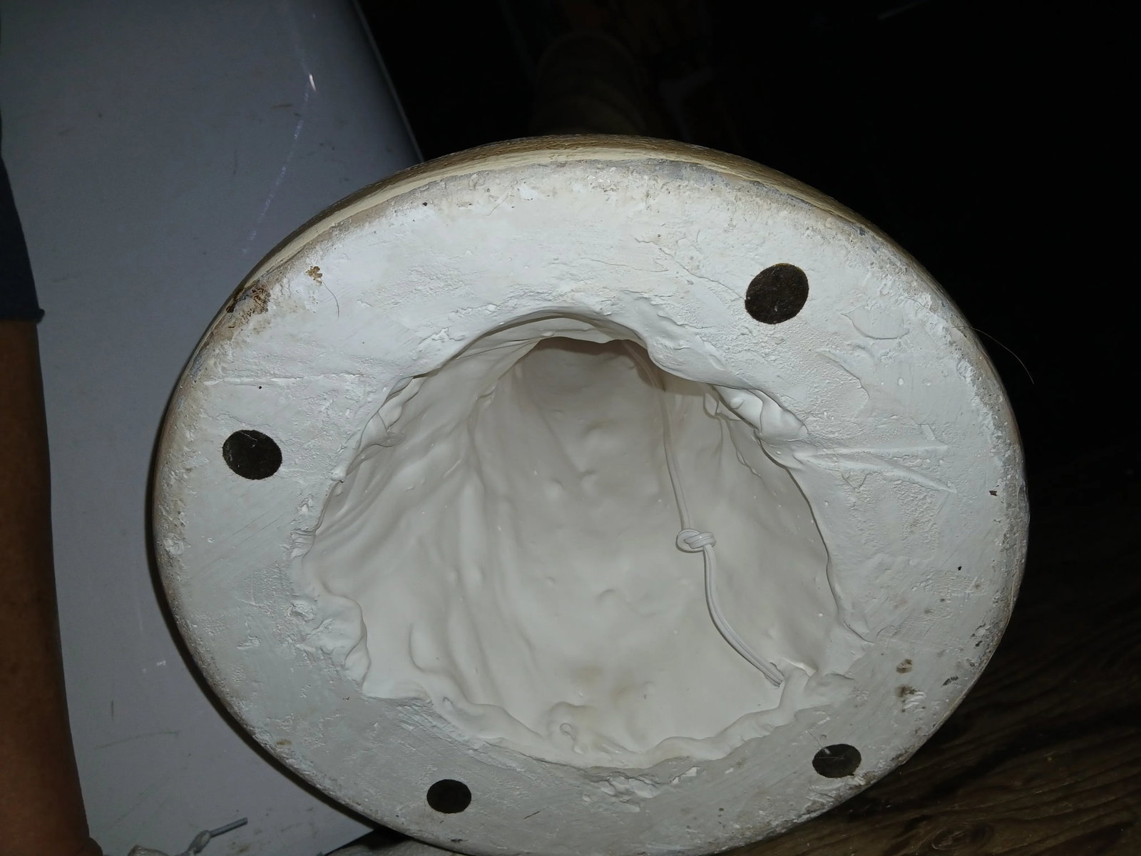 1980s Postmodern Michael Taylor Style Twisted Plaster Floor Lamp - 5