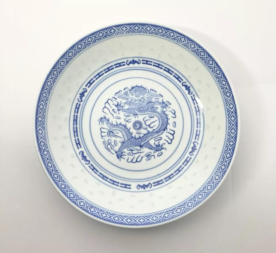 1970s Tienshan "Rice Flower" 42-Piece Porcelain Dinnerware Set - 3
