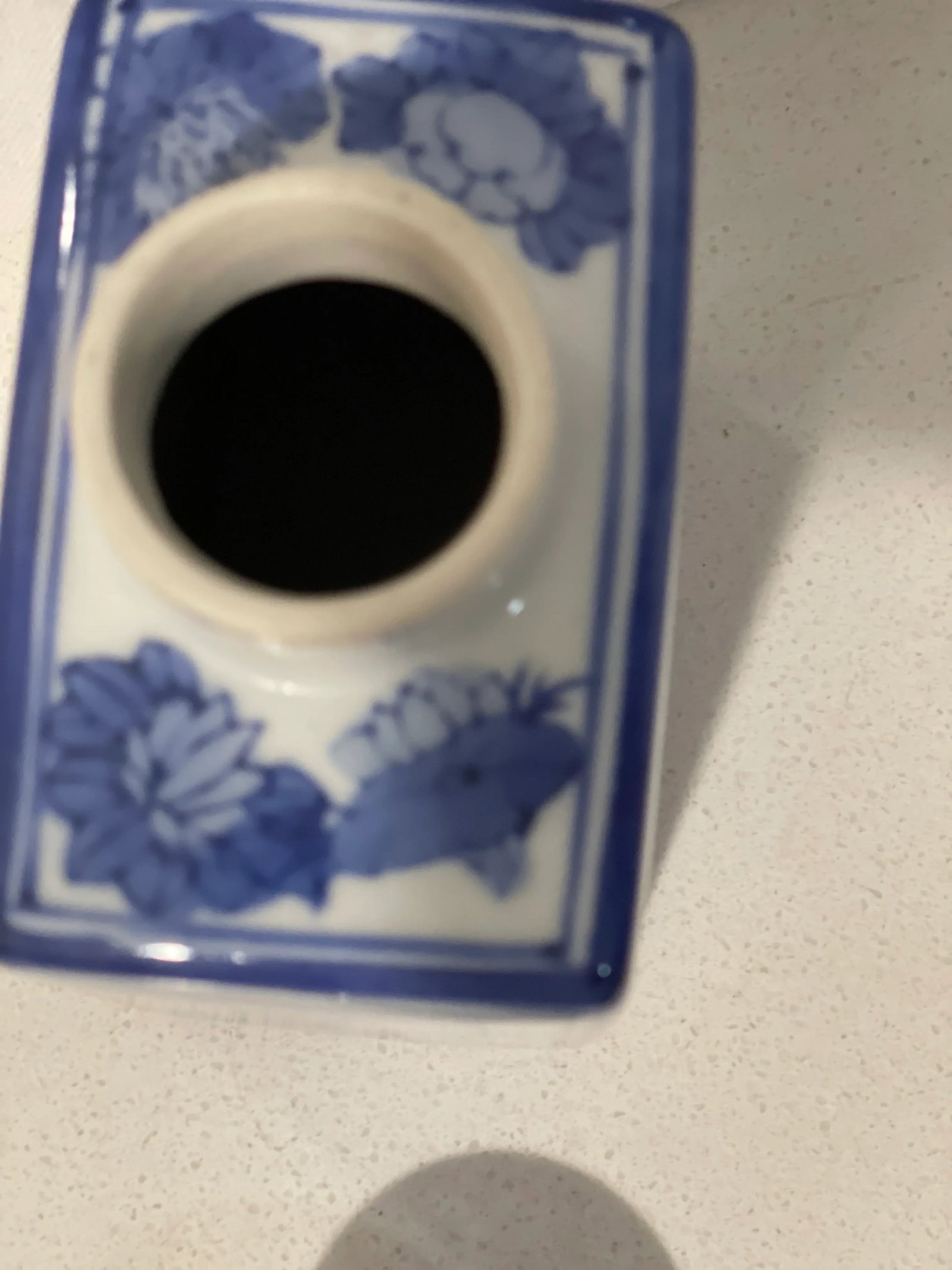 Early 20th Century Antique Chinese Export Porcelain Tea Caddy - 5