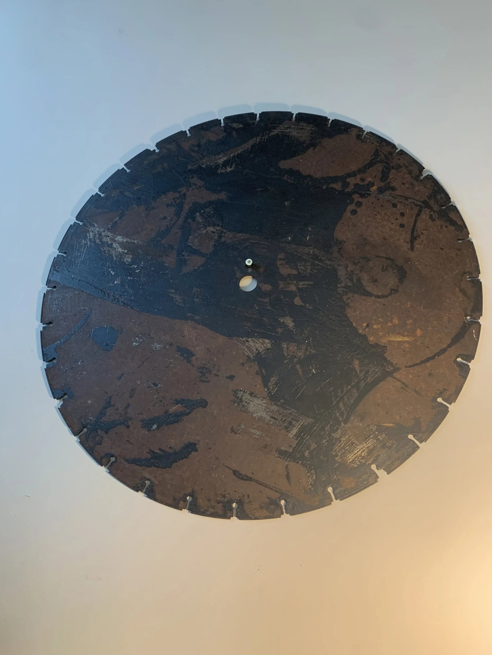 1970s Rustic Metal Sculptural Wall Art - 11