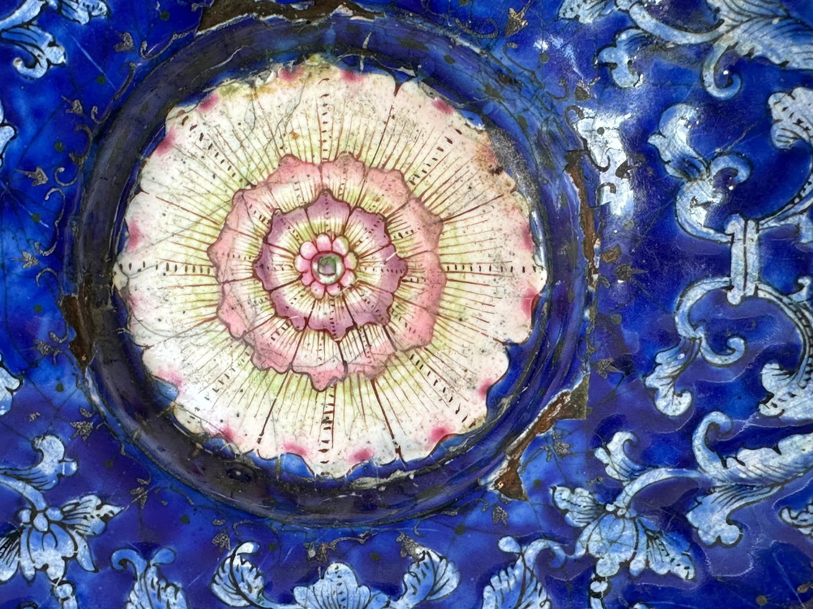 Antique Chinese Enamel Trinket Tray Ring Dish - 7