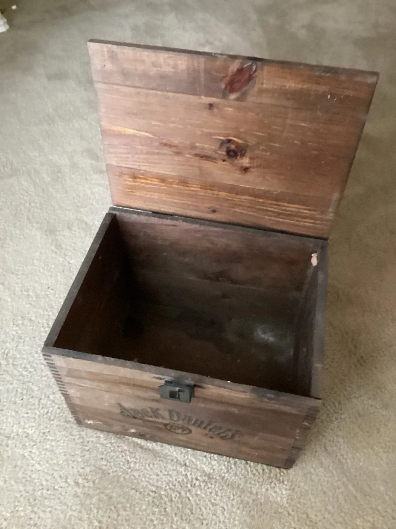 1960s Jack Daniel's Vintage Wooden Box Whiskey Crate - 4
