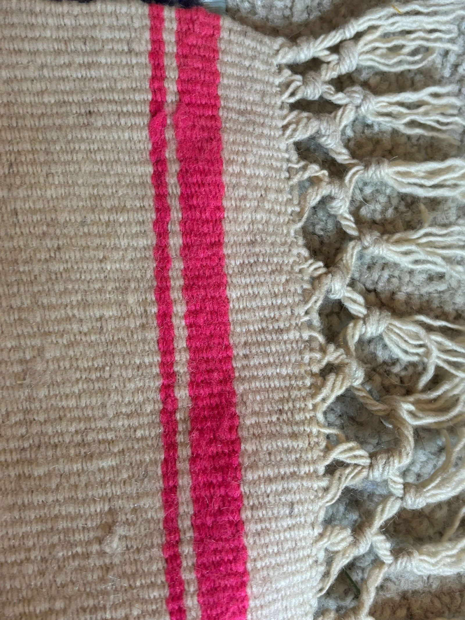 Late 19th/Early 20th Century Saltillo Serape Wearing Blanket - 10