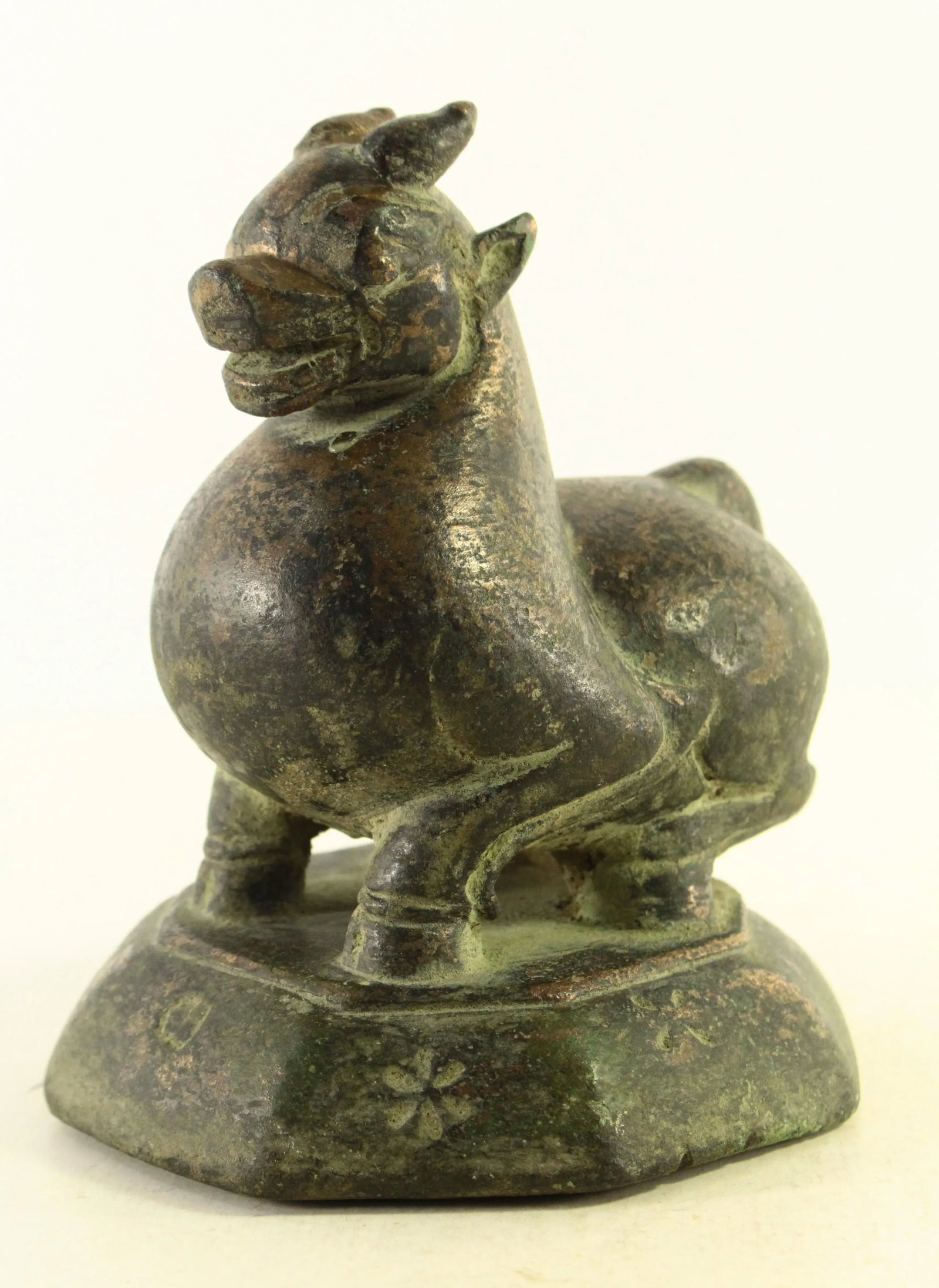 Antique Large Toe Oung Burmese Copper Alloy Opium Weight - 2