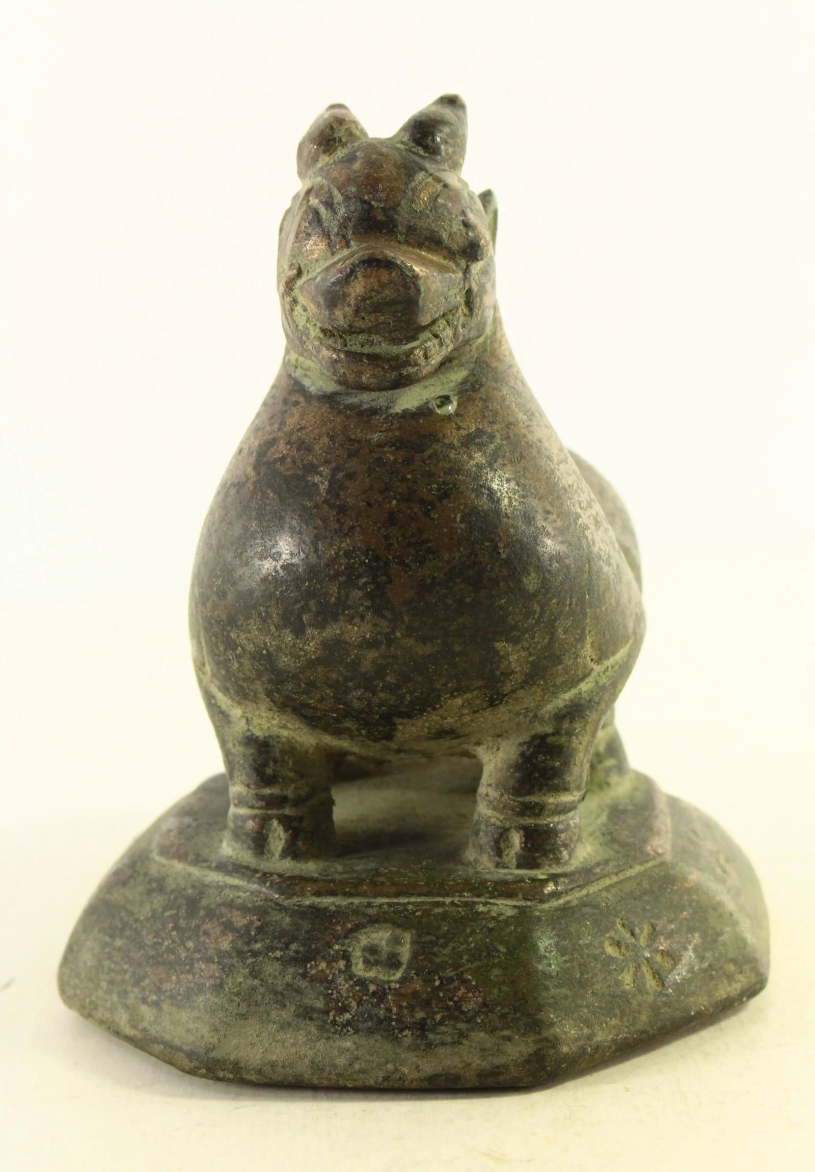 Antique Large Toe Oung Burmese Copper Alloy Opium Weight - 3
