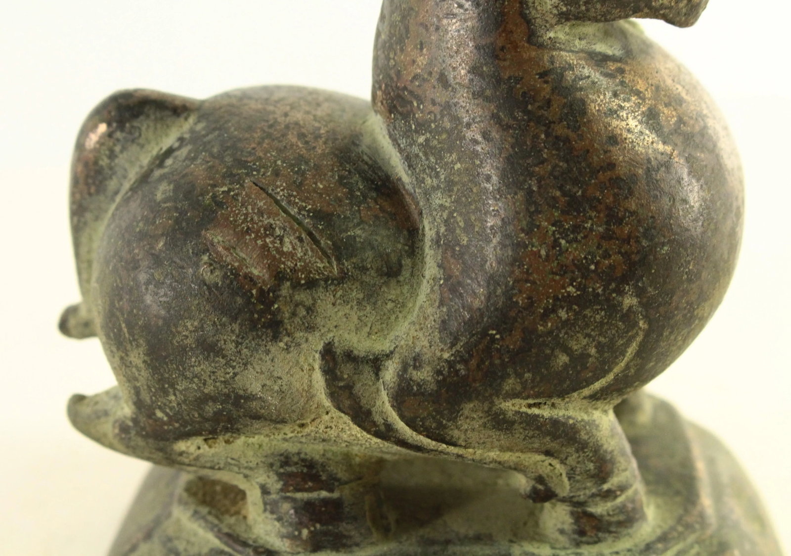 Antique Large Toe Oung Burmese Copper Alloy Opium Weight - 8