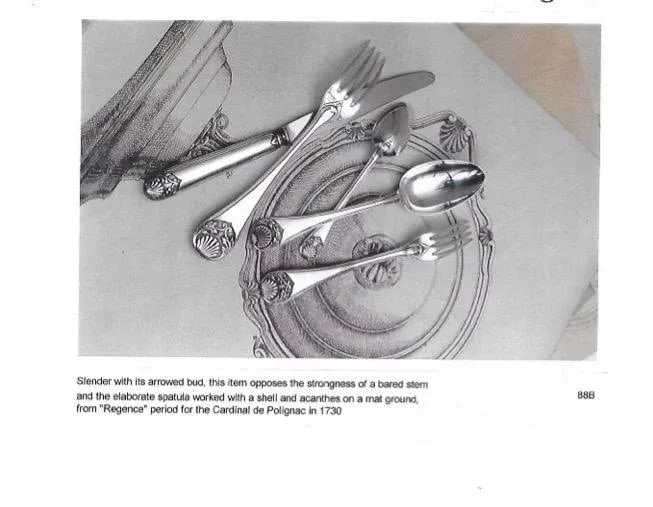 1990s Elysee Sterling Silver Hand-Crafted 5-Piece Flatware Place-Setting - 2